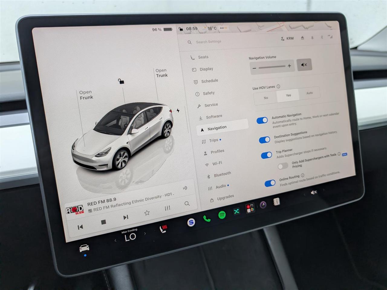 2022 Tesla Model Y LONG RANGE AWD - WHITE INTERIOR - DUAL MOTOR Photo
