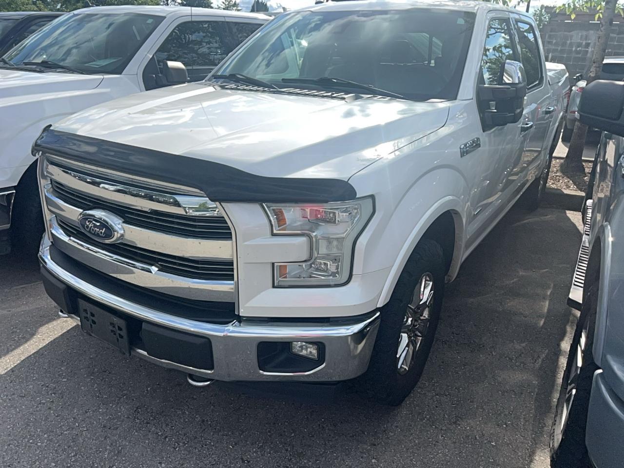 <p><strong>2017 Ford F-150 Lariat SuperCrew 4x4</strong><br><strong>VIN:</strong> 1FTEW1EGXHFA90637<br><strong>Price:</strong> <strong>$26,590</strong></p><p> <strong>Carfax Verified One Owner &bull; Dealer Serviced Since New &bull; Loaded Lariat</strong></p><p>This exceptionally well-maintained <strong>2017 Ford F-150 Lariat SuperCrew 4x4</strong> is a <strong>Carfax Verified One Owner</strong> truck with <strong>180,000 km</strong> and an outstanding service history. Every scheduled maintenance has been <strong>dealer documented</strong>, giving you confidence that this truck has been cared for properly from day one.</p><p>Finished in <strong>White</strong> with a <strong>Dark Leather Interior</strong>, this Lariat is loaded with premium comfort and convenience features.</p><h3>Features:</h3><p> 3.5L EcoBoost Twin-Turbo V6<br> 4x4<br> One Owner<br> Dealer Serviced Since New (Carfax Verified)<br> Dark Leather Interior<br> Heated & Ventilated Front Seats<br> Heated Steering Wheel<br> Power Driver & Passenger Seats<br> Navigation<br> Apple CarPlay & Android Auto<br> Backup Camera<br> Remote Start<br> Power Sliding Rear Window<br> Hard Tonneau Cover<br> Tow Package with Trailer Brake Controller<br> Alloy Wheels<br> Keyless Entry & Push Button Start</p><p> <strong>Only $26,590</strong></p><h3>Finance from approximately:</h3><p><strong>$196 Bi-Weekly</strong><br><strong>Zero Down O.A.C.</strong><br><strong>84 Months @ 7.99% APR</strong></p><p><em>(Payment is approximate and includes vehicle price, $395 documentation fee, $699 finance fee. Taxes extra.)</em></p><p> <strong>90-Day Powertrain Warranty Included at No Charge.</strong><br>Ask us how to customize your warranty coverage with an optional <strong>12, 24, or 36-month Lubrico Protection Plan</strong>.</p><p><strong>Milani Auto Sales</strong><br> Serving Burnaby for over 30 Years<br> 4.9 Google Rating<br> Trades Welcome (Paid Off or Not)<br> <strong><a href=http://www.milani.biz/>www.milani.biz</a></strong></p>