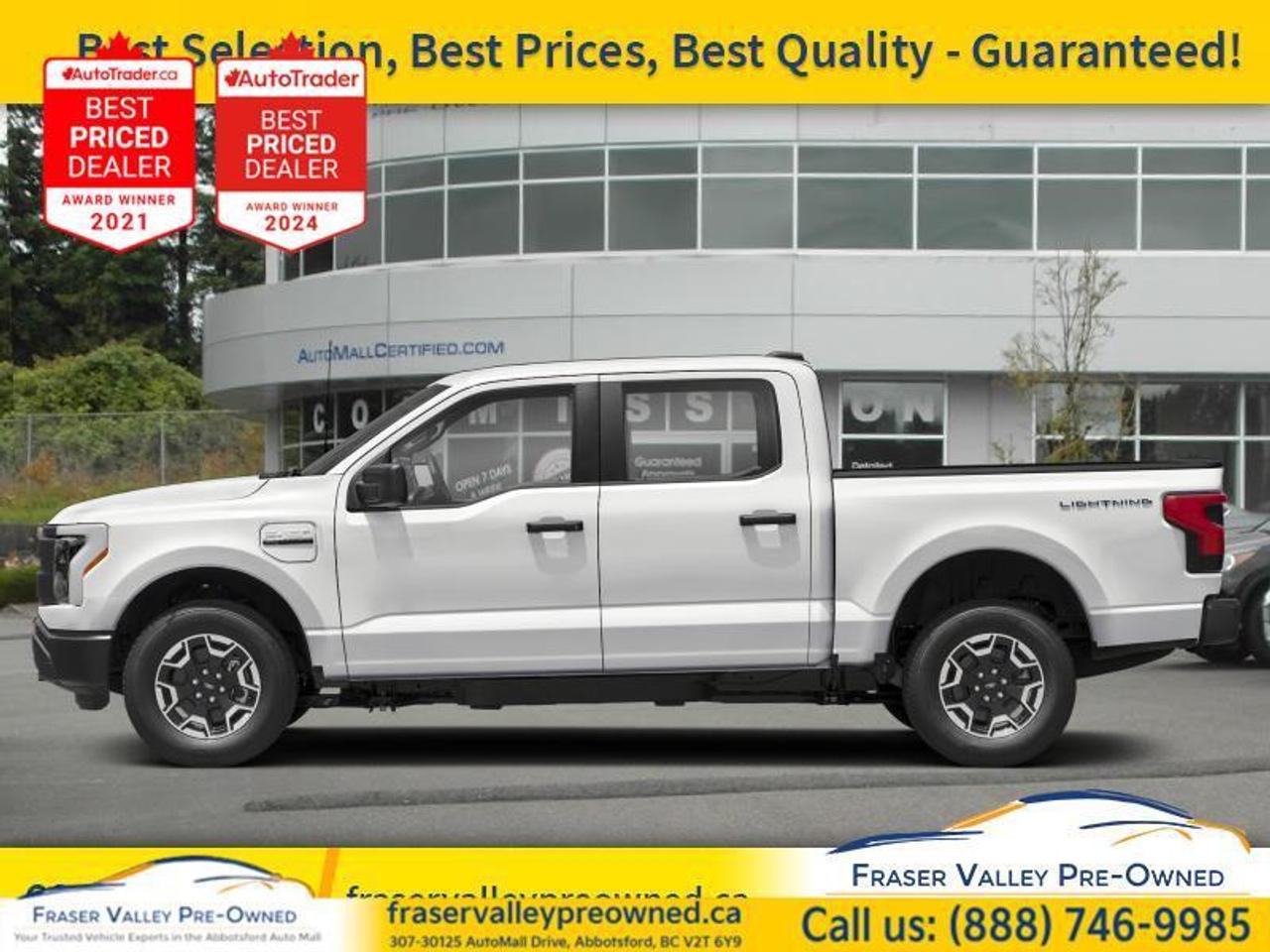 Used 2023 Ford F-150 Lightning PRO  - Low Mileage for sale in Abbotsford, BC
