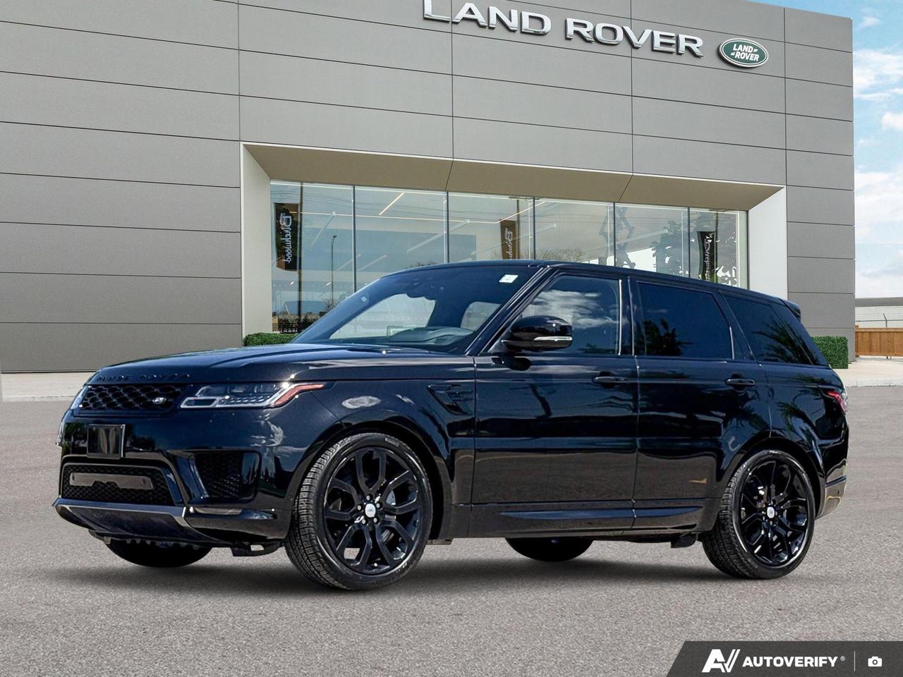 Local one owner trade with low km and eligible for Land Rover Pre owned Warranty Program. Call for a walk around video!
The 2022 Land Rover Range Rover Sport HSE delivers a commanding presence in Santorini Black Metallic with a sophisticated black interior. Powered by a 3.0L engine paired with an automatic transmission and full-time AWD, this accident-free SUV balances genuine off-road capability with refined on-road comfort

- Santorini Black Metallic exterior with deep tinted glass and a panoramic sliding/tilting glass sunroof with power sunshade
- Full-time All-Wheel Drive with Hill Descent Control, Hill Hold Control, and Electric Parking Brake for confident driving in all conditions
- Heated leather steering wheel with auto tilt-away and power tilt/telescoping steering column for a personalized driving position
- LED projector beam headlamps with automatic high-beams and front/rear fog lamps for superior visibility
- Body-coloured heated and power-folding side mirrors with driver auto-dimming and turn signal indicators
- Driver Monitoring Alert system plus Reverse Traffic Detection for added awareness on the road
- Perimeter alarm and immobilizer for peace of mind when parked
- HomeLink garage door transmitter and auto-dimming rearview mirror for everyday convenience

Ready to experience this Range Rover Sport for yourself? Visit Land Rover Winnipeg at www.winnipeglandrover.com to book a test drive, ask us a question, or get started on your purchase today. Our team is here to make the process straightforward and enjoyable.
Explore luxury at an affordable price with our selection of pre-owned vehicles at Land Rover Winnipeg.

Each vehicle is carefully inspected by our expert technicians. Trust in our expertise for your next purchase.

No down payment or trade-in required to get this price. Have a vehicle to trade? Well offer you top dollar, regardless of make or model.

*Financing rates advertised are O.A.C. *Flexible financing available for a variety of makes and models. 

Visit us today or call for a personalized experience:

Phone: 204-452-8030
Website: winnipeglandrover.com  

Dealer Permit #0112
Dealer permit #0112