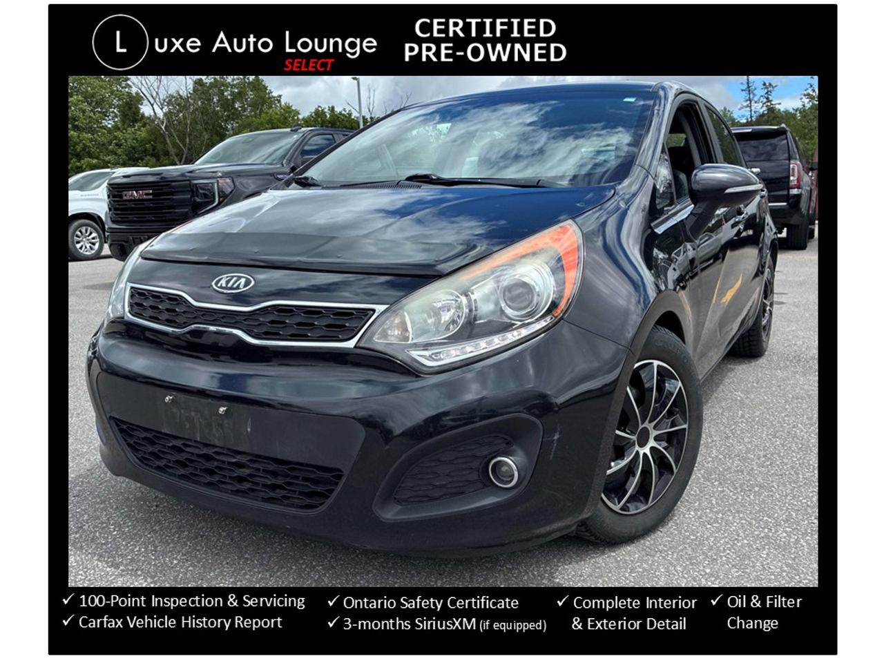 2013 Kia Rio SX-AUTO, NAVIGATION, SUNROOF, LEATHER HEATED SEATS