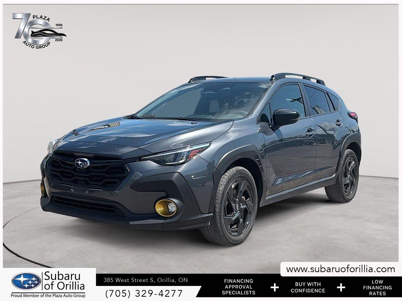 Used 2024 Subaru Crosstrek ONYX   CLEAN CARFAX   SUNROOF   ADAPTIVE CRUISE CO for sale in Orillia, ON