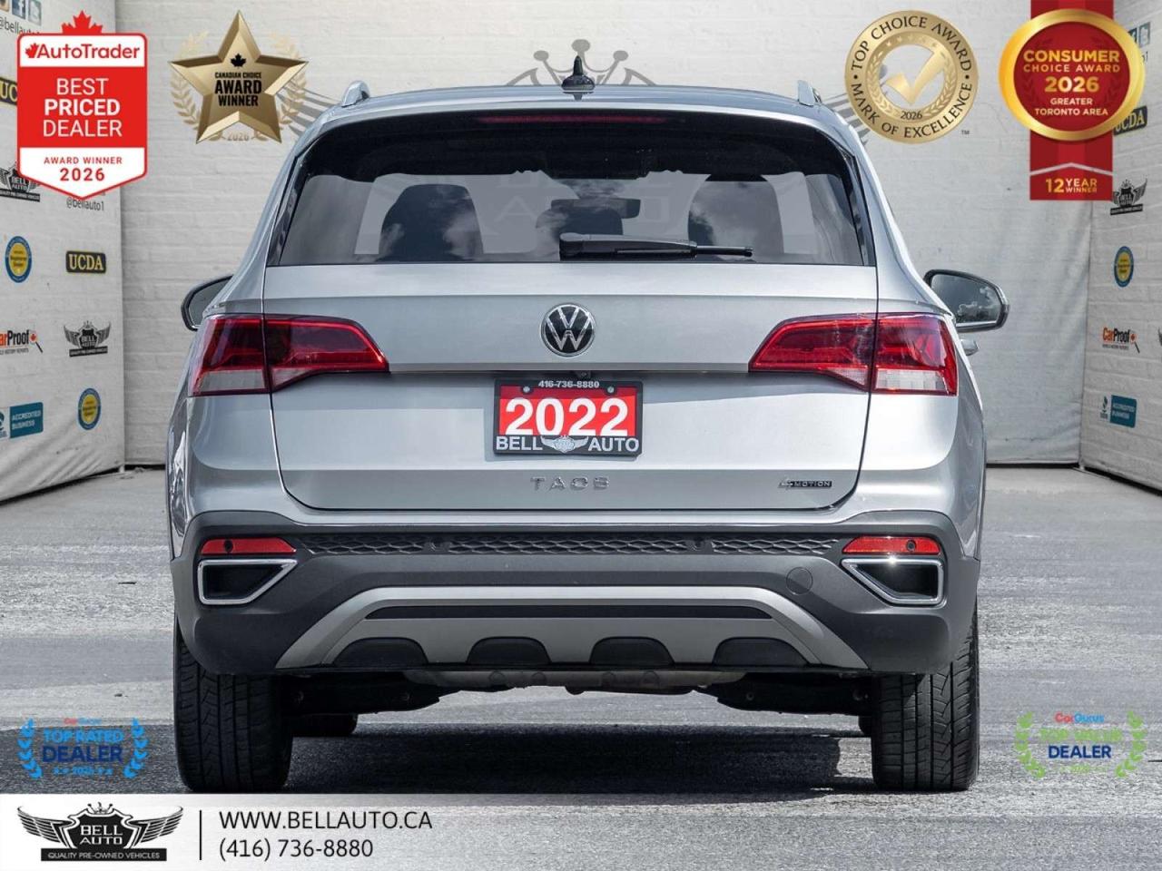 2022 Volkswagen Taos Highline   NAVI   B.CAM   PANO   LTHR PWRSEATS   SRVRCRDS Photo