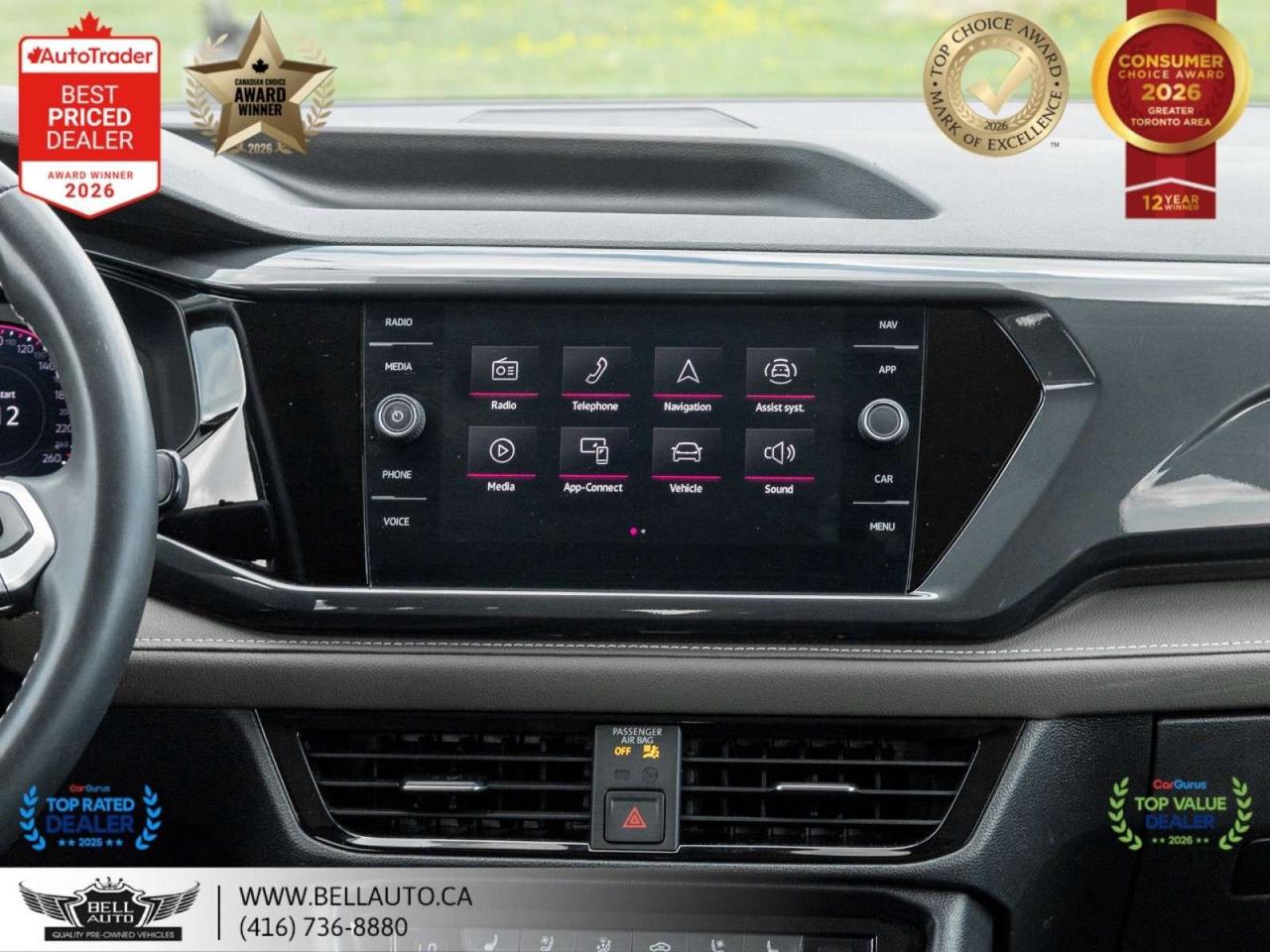 2022 Volkswagen Taos Highline   NAVI   B.CAM   PANO   LTHR PWRSEATS   SRVRCRDS Photo