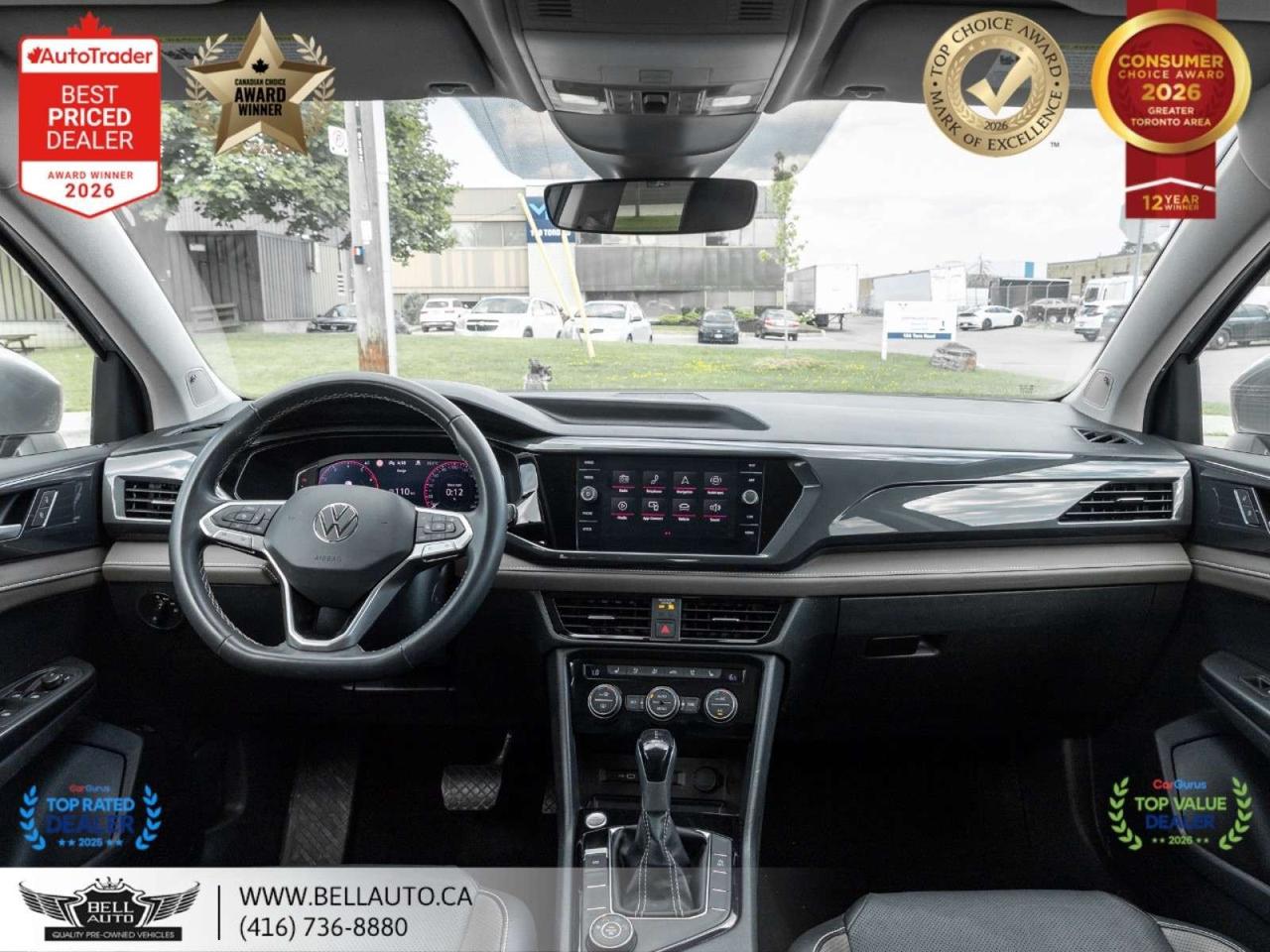 2022 Volkswagen Taos Highline   NAVI   B.CAM   PANO   LTHR PWRSEATS   SRVRCRDS Photo