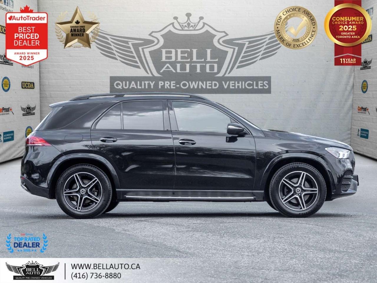 2021 Mercedes-Benz GLE 350   AMGPKG   NIGHTPKG   PRMPKG   RNNGBRDS   TRLHTCH   NOACCIDENT Photo