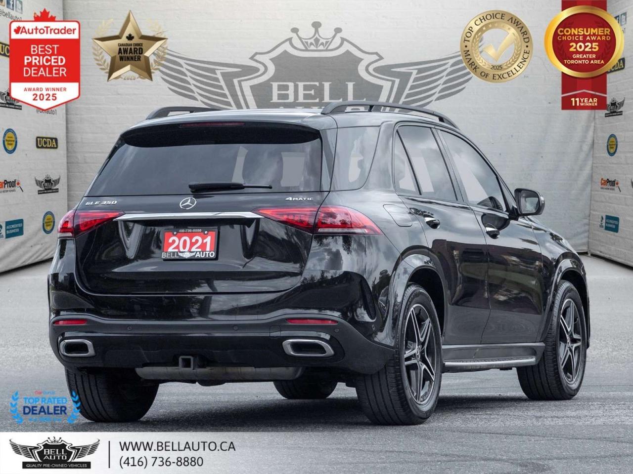 2021 Mercedes-Benz GLE 350   AMGPKG   NIGHTPKG   PRMPKG   RNNGBRDS   TRLHTCH   NOACCIDENT Photo