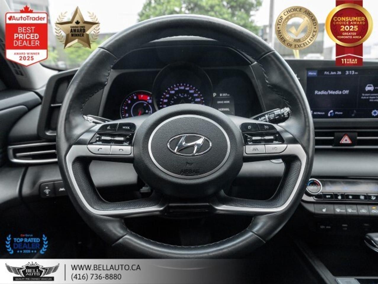 2022 Hyundai Elantra Preferred   SUNROOF   CARPLAY   B.CAM   BLTH   HTD Photo