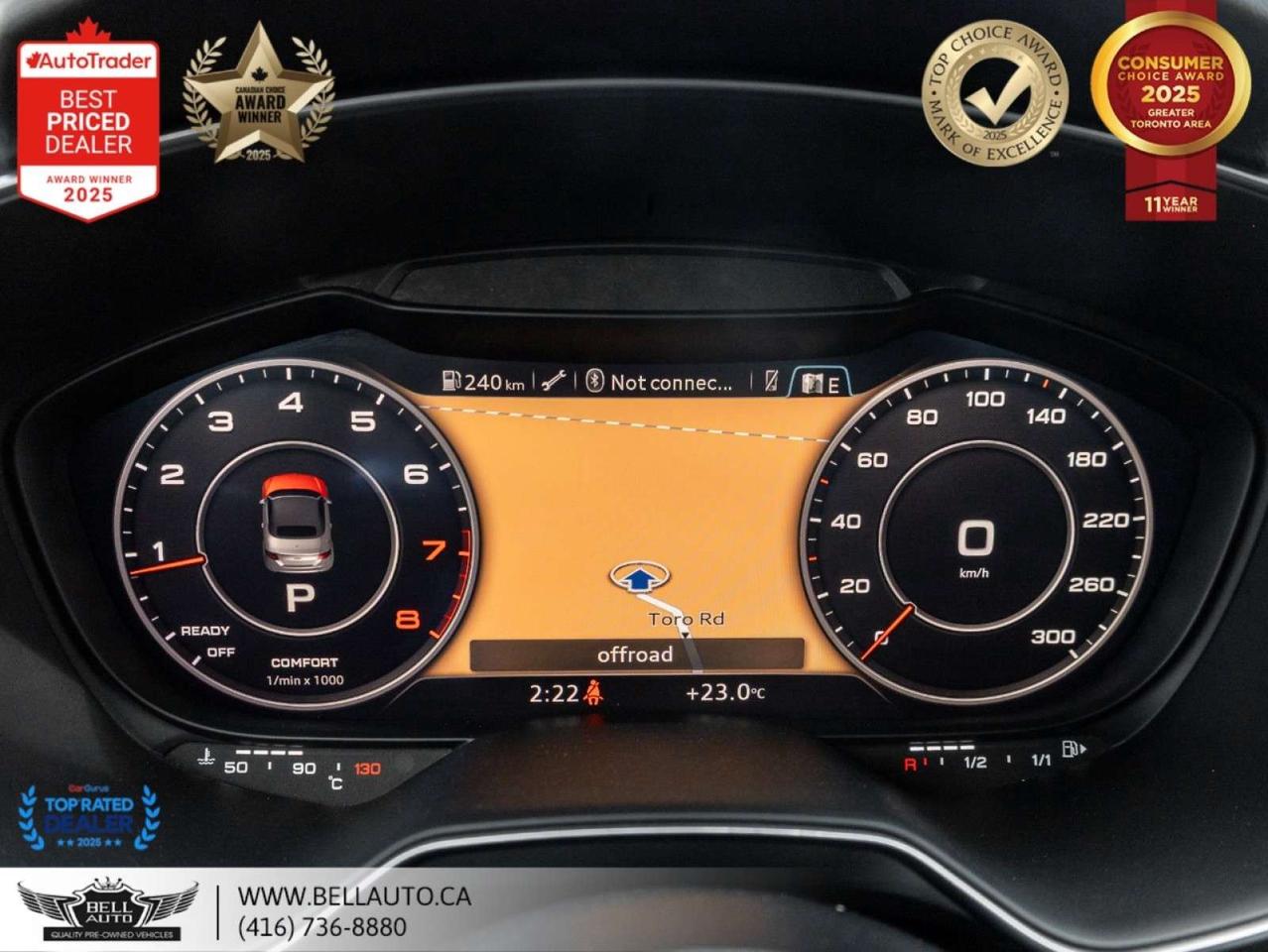 2016 Audi TT 2.0T   CONVERTIBLE   S-LINE   NAVI   B.CAM   NOACCIDENT Photo3