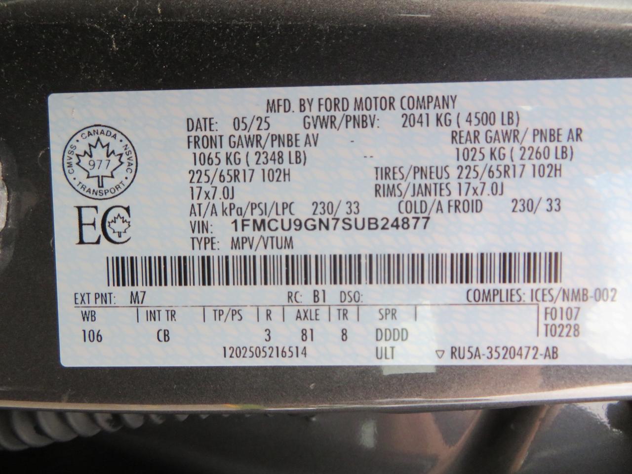 2025 Ford Escape Active AWD Photo