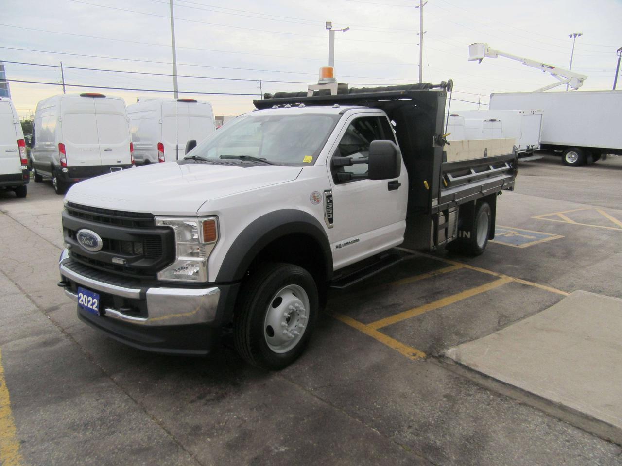 2022 Ford F-550 4X4 DIESEL 12FT STEEL DUMP BOX Photo