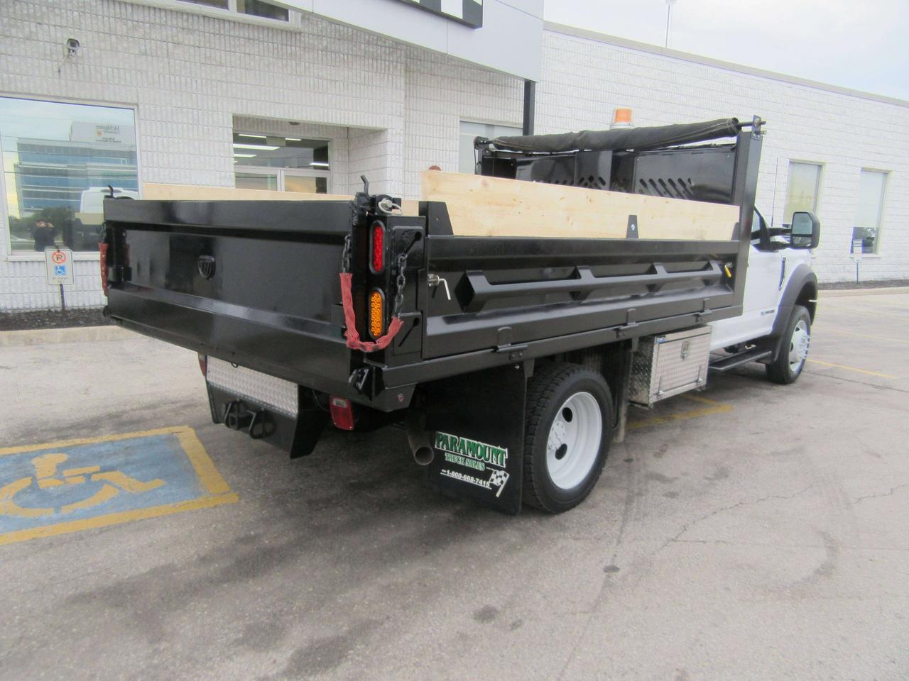 2022 Ford F-550 4X4 DIESEL 12FT STEEL DUMP BOX Photo2