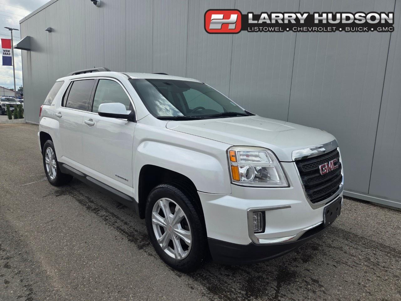 <p><span style=color:rgb( 0 , 0 , 0 )>One Owner! This Terrain features a 2.4L L4 DOHC Engine, 6-Speed Automatic Transmission, White Frost Tricoat Exterior, Jet Black Cloth Interior, Heated Front Bucket Seats, 8-way Powered Lumbar Adjustable Driver Seat, Keyless Entry, Remote Start, Rear Vision Camera, Rear Park Assist, Rear Cross Traffic Alert, Side Blind Zone Monitor, Leather Trimmed Steering Wheel with Mounted Audio Controls, Cruise Control, 7 Colour Touchscreen with Navigation, Power Heated Exterior Mirrors, Engine Block Heater, Trailer Towing Package, Roof Side Rails, Tire Pressure Monitoring System, 18 Aluminum Wheels, Onstar Services Available, Onstar 4G LTE Wi-Fi Hotspot Capable, SiriusXM Satellite Radio Services Available.</span></p><p></p><p><span style=color:rgb( 34 , 34 , 34 )><em>The Larry Hudson Group is a family run automotive organization that has enjoyed growth for over 42 years of business. We have a great selection of new inventory and what we feel are the best reconditioned used cars in Ontario. Hudsons NEED your trade. We can offer you top market value for your current vehicle. Please come and partake in a great buying experience with the Larry Hudson Group in Listowel. FREE CarFax report available with every used vehicle!</em></span></p>