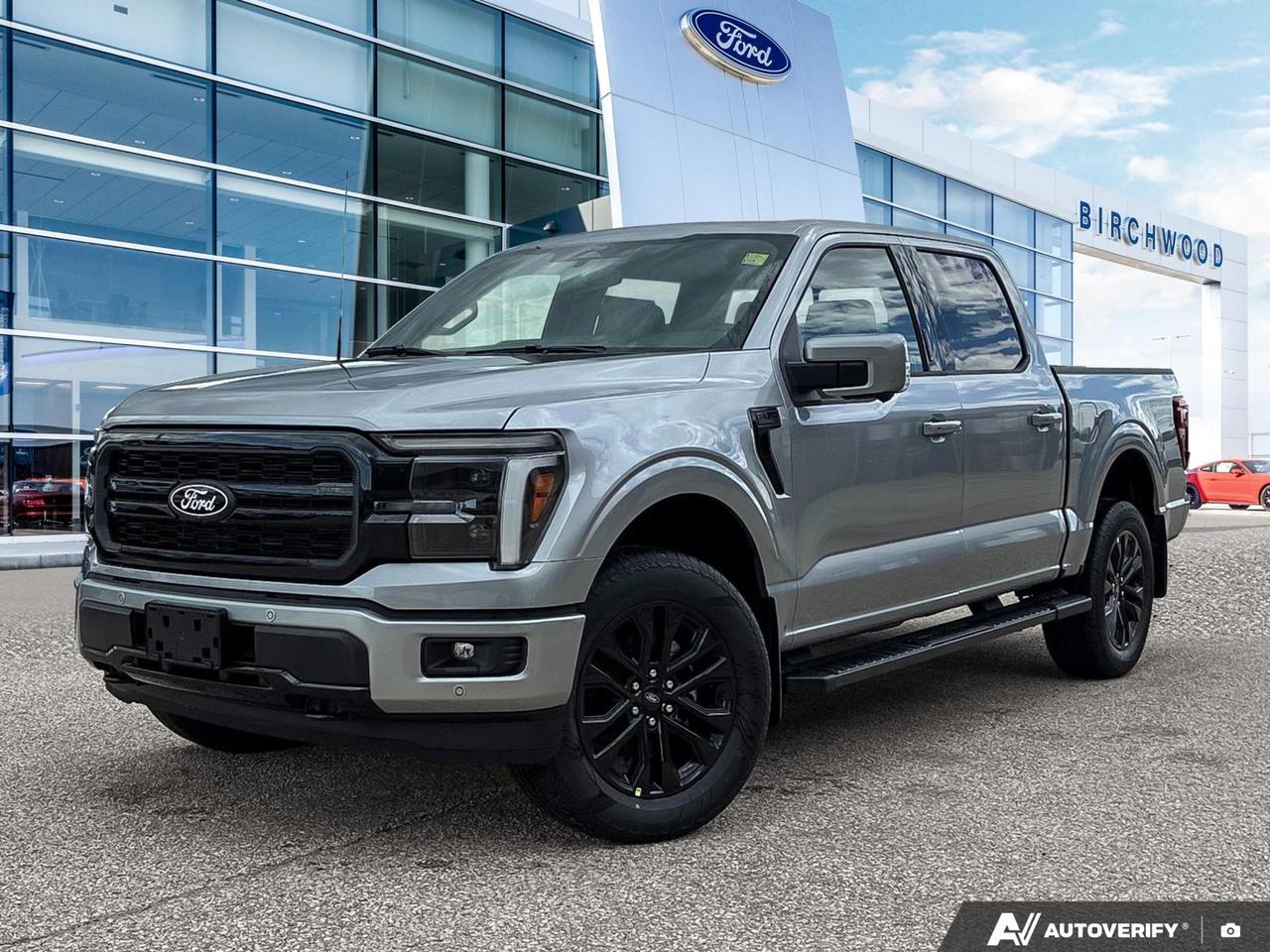The 2026 Ford F-150 LARIAT in Iconic Silver Metallic is built for drivers who demand capability and comfort in equal measure. Equipped with the 501A package, a twin panel moonroof, FX4 Off-Road package, and a proven 3.5L twin-turbo V6 paired with 4WD, this truck is ready for the worksite, the trail, or the weekend haul  all with just 11 km on the odometer.

- 3.5L 6-cylinder engine with automatic transmission and full 4WD capability
- 501A Package with premium LARIAT-level content and upgraded tech
- Twin Panel Moonroof for an open, airy cab experience
- FX4 Off-Road Package with all-terrain 275/60R20 tires for serious trail readiness
- Heated leatherette steering wheel and dual-zone automatic climate control
- Ford Co-Pilot360 suite including BLIS blind spot monitoring, cross-traffic alert with reverse brake assist, and front/rear parking sensors
- Aerial view camera system and connected navigation with voice activation
- Class IV towing equipment with trailer sway control for confident hauling

Ready to put this F-150 to work? Visit Birchwood Ford online at www.birchwoodford.ca to reserve it, start your purchase, or book a test drive. Our team is here to answer any questions and make the process as straightforward as possible.
Birchwood Ford is your choice for New Ford vehicles in Winnipeg. 

At Birchwood Ford, we hold ourselves to the highest standard. Our number one focus is customer satisfaction which has awarded us the Ford of Canadas Presidents Award for 5 consecutive years. This honour is presented to Ford dealers that have proven outstanding results in Sales and Customer Service Excellence.

Are you a newcomer to Canada, recent graduate, first time car buyer or physically challenged? Ask us about our exclusive rebates and how they may apply to you.
 
Interested in seeing/hearing more? Book a test drive or give us a call at (204) 661-9555 and we can help you with whatever you need!

Dealer permit #4454
Dealer permit #4454