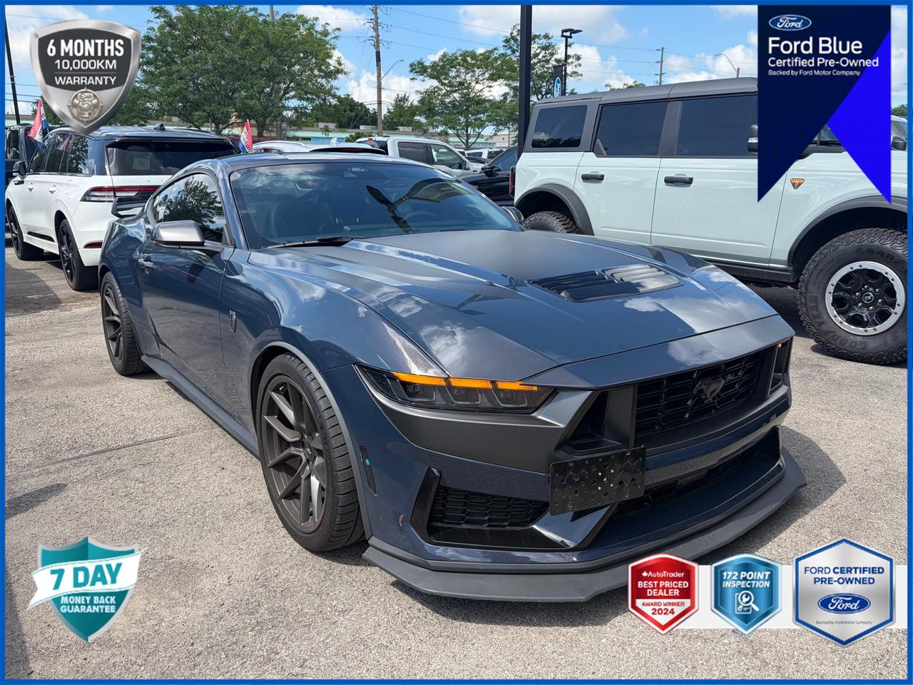 <p> </p>

<h4>FORD BLUE CERTIFIED PRE-OWNED</h4>

<p><strong>Special Financing Available:</strong> Take advantage of exclusive low finance rates OAC*, significantly lower than standard pre-owned rates!</p>

<p>Backed by the stringent Ford Blue Advantage standards, which include a thorough inspection and reconditioning process by factory-trained technicians. Plus, this vehicle includes our exclusive <strong>AutoIQ Platinum Standard</strong></p>

<p>
<strong>Ford Blue Certified Benefits include:</strong><br>
- 172-Point inspection by Ford factory-trained technicians<br>
- 6-month / 10,000-kilometre* Extended Service Plan **<br>
- 10,000 Ford Rewards Points (Can be used toward scheduled maintenance visits or other rewards**)<br>
- 24-hour Roadside Assistance<br>
- Complimentary CARFAX Vehicle History Report<br>
- Complimentary full tank of fuel
</p>

<p>
<strong>AutoIQ Platinum Standard:</strong><br>
- 36-point Provincial Safety Inspection<br>
- Warranty: 90-days or 5,000 KM on inspected mechanical items, factory extended options eligible for warranty up to 200,000 KM<br>
- 3X Provincial safety standard for tire tread depth<br>
- 3X Provincial safety standard for brake pad thickness<br>
- 7 Day Money Back Guarantee***<br>
- Market Value Report provided<br>
- Guaranteed 2 keys/key fobs and door code (if equipped)<br>
- Equipped vehicles include a complimentary 3 month Sirius satellite radio subscription!<br>
- Complimentary full interior detailing and carpet shampoo<br>
- Paintless dent repair and/or touch-ups for applicable body panels<br>
- Vehicle scanned for open recall notifications from manufacturer
</p>

<p>SPECIAL NOTE: This vehicle is reserved for AutoIQs retail customers only. Please, no dealer calls. Errors & omissions excepted.</p>

<p>
As-traded, specialty or high-performance vehicles are excluded from the 7-Day Money Back Guarantee Program (including, but not limited to Ford Shelby, Ford Mustang GT, Ford Raptor, Chevrolet Corvette, Camaro 2SS, Camaro ZL1, V-Series Cadillac, Dodge/Jeep SRT, Hyundai N Line, all electric models)
</p>