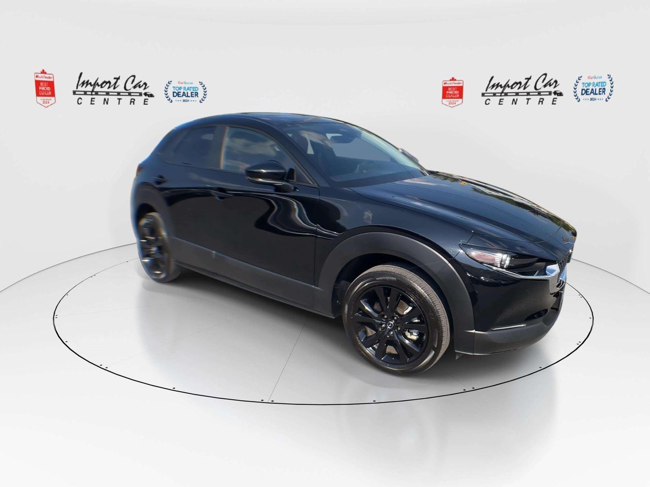 2026 Mazda CX-30 GT LIKE NEW, ONLY 6,000KMS!!  LEATHER, ROOF, NAVI, HTD.SEATS, BK. CAM, ALLOYS Photo