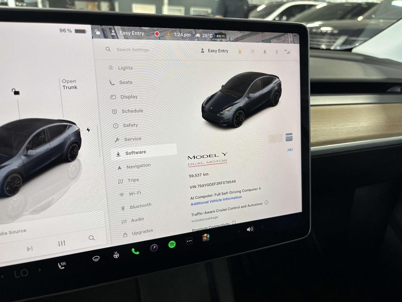 2024 Tesla Model Y Performance AWD|AUTOSTEER|UBERTURBINE|WOOD|BIODEF| Photo
