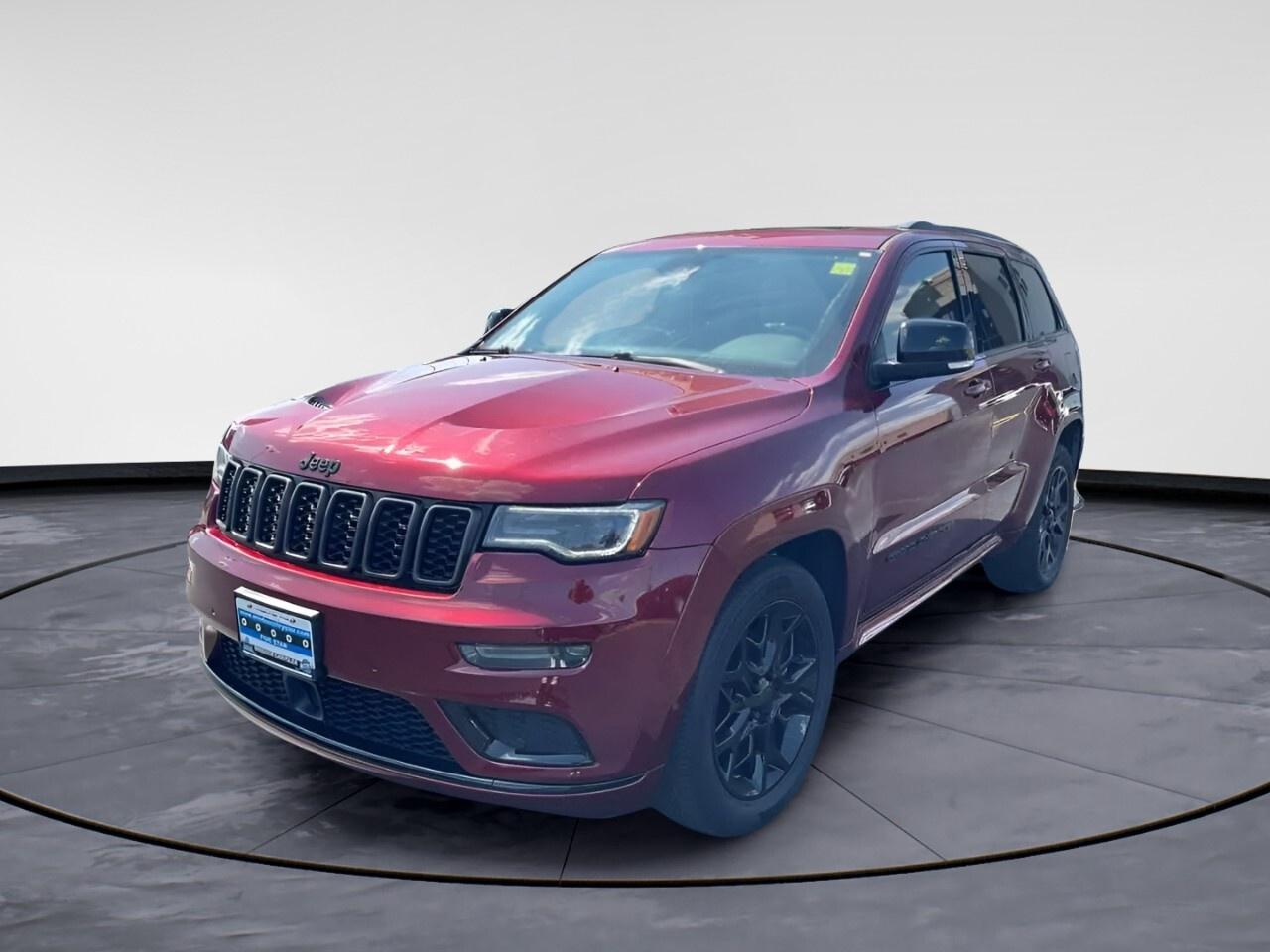 Discover the 2021 Jeep Grand Cherokee Limited X 4x4, a striking SUV in a vibrant red finish. Experience unrivaled power and handling with its robust 4x4 drivetrain and smooth automatic transmission.

The exterior features alloy wheels that complement its commanding presence, while the interior offers luxurious comfort with amenities such as heated front seats, a leather steering wheel, and a heated steering wheel. Practicality meets style with leatherette door trim and heated mirrors to enhance your driving experience regardless of the weather.

Stay connected and secure with cutting-edge technology like the navigation system, backup camera, and smart device integration. Safety features such as lane assist and parking sensors offer peace of mind as you navigate your journey. Enjoy entertainment and connectivity with a satellite radio and a Wi-Fi hotspot, perfect for longer trips with family or friends.

This vehicle is ideal for adventure seekers and families who crave reliability, style, and advanced technology. Contact Windsor Chrysler today for more information on this exceptional SUV, and schedule your test drive to experience it firsthand.