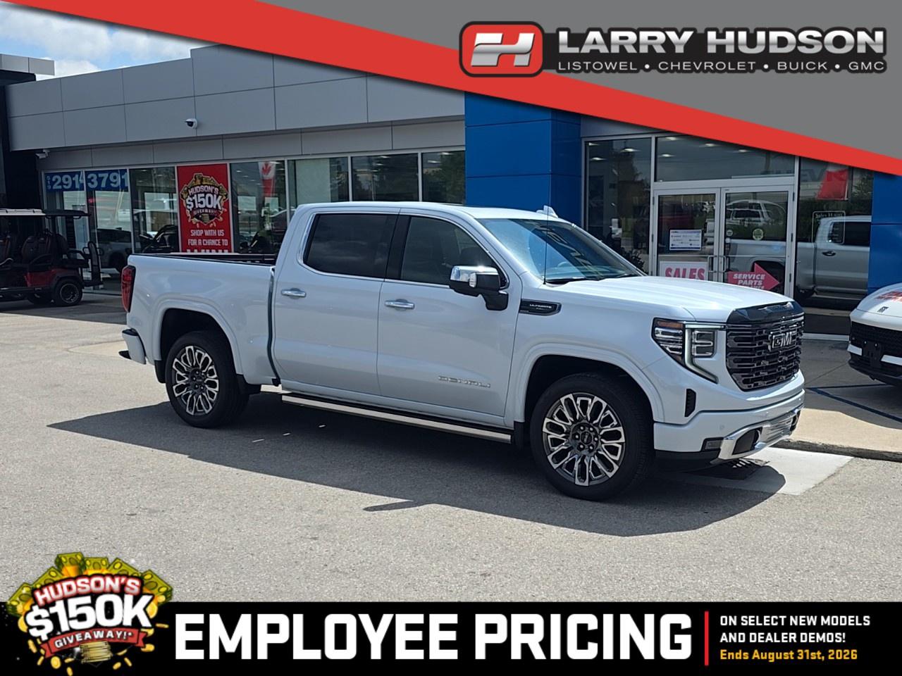 *This vehicle is subject to Canadian Luxury Sales Tax. This federal tax applies to vehicles exceeding established price thresholds of $100,000 before GST/HST.* HUDSONS HAS IT! See it - Drive it - Own it - LOVE it. At Larry Hudson Chevrolet Buick GMC we make car buying a breeze! New car pricing with $0 down approvals are among your options (*on approved credit). There are a variety of finance and lease options available. Also expect top dollar for your trade-in! Selling price/payment shown includes cash incentive(s). Does not include HST & Licensing. Bi-Weekly payments reflect current Chevrolet Buick and GMC incentives. We have professional Product Specialist to guide you through your vehicle purchase. Contact us for more info! 1-800-350-3325