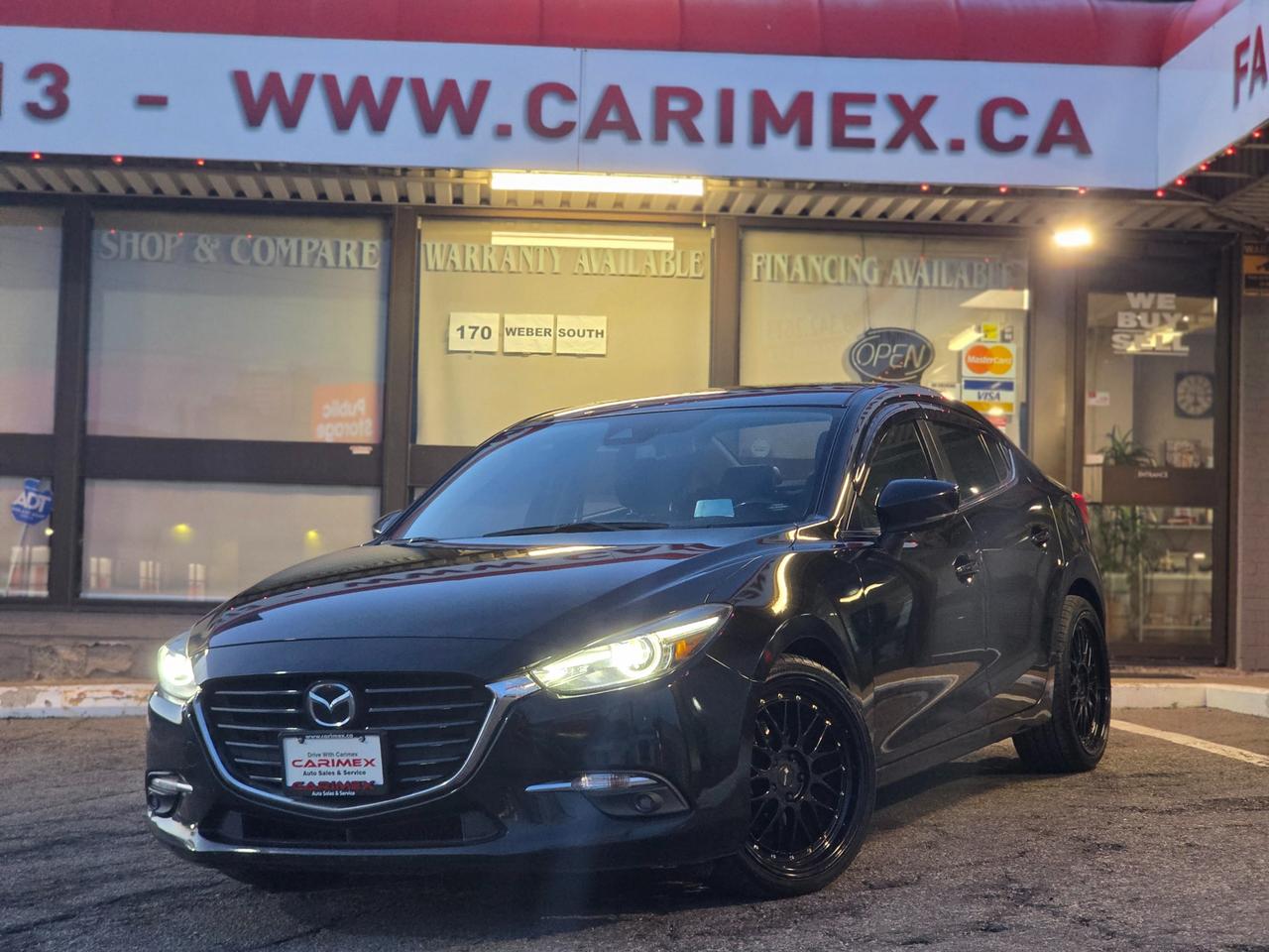 Used 2018 Mazda MAZDA3 GT MANUAL | Leather | BOSE | Navi | Sunroof for sale in Waterloo, ON