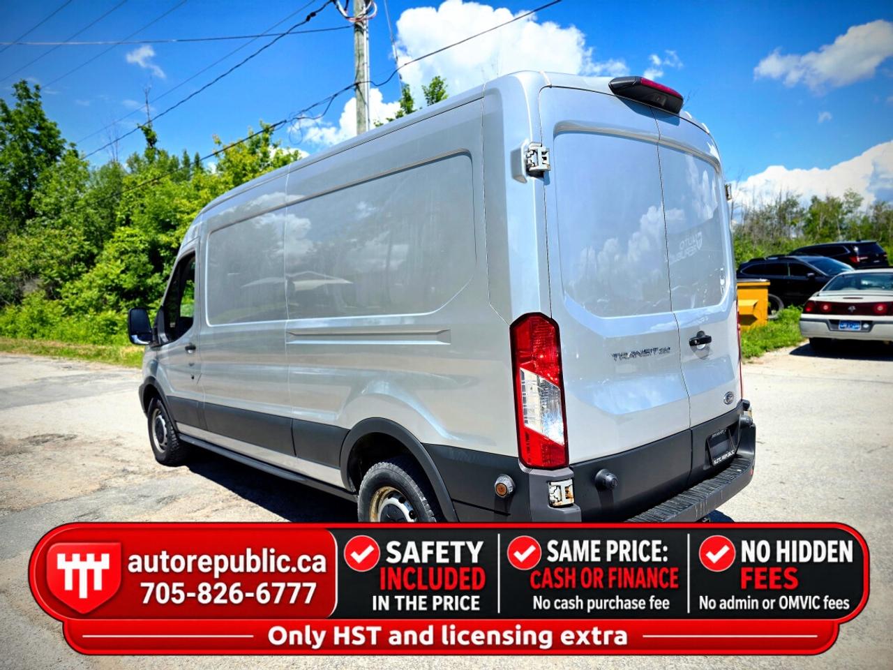 2018 Ford Transit Cargo Van T-250 148" Med Rf 9000 GVWR CERTIFIED Photo