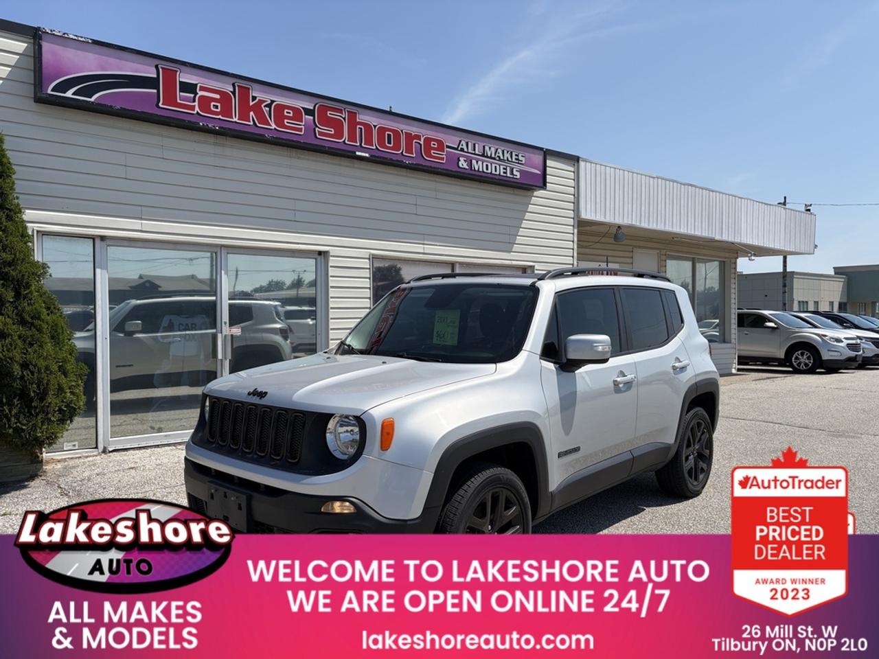 All Vehicles come with Car Proof so you know exactly what youre buying. All our vehicles are certified and safety tested. Professionally detailed. Serving Chatham, Tilbury, Windsor, Essex, Amherstberg, La Salle, Ridgetown, Blenheim, Sarnia, Merlin, Leamington, Harrow,Thamesville, Blenheim, London, Woodstock and Toronto.