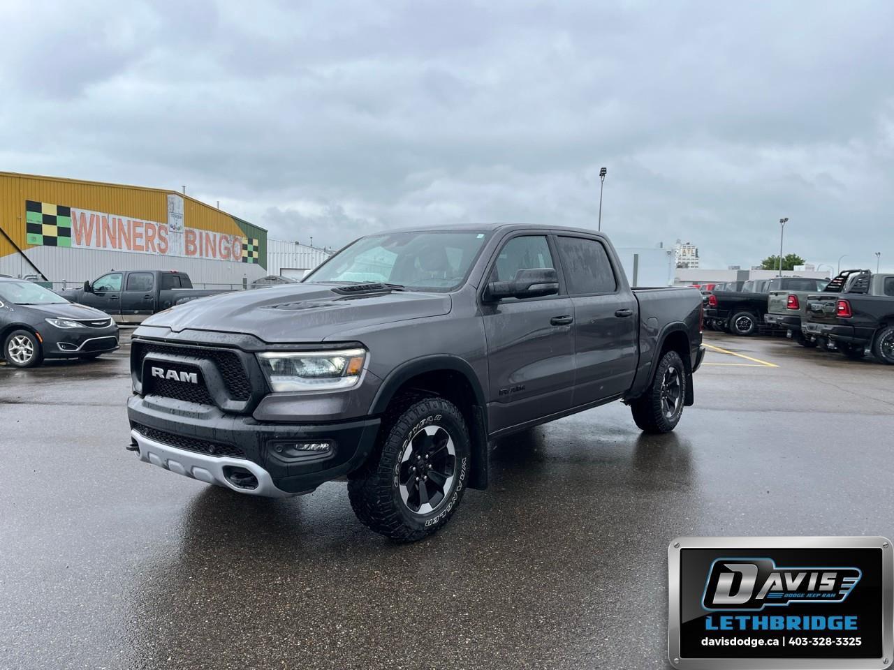 Used 2023 RAM 1500 Rebel -  SiriusXM -  Apple CarPlay for sale in Lethbridge, AB