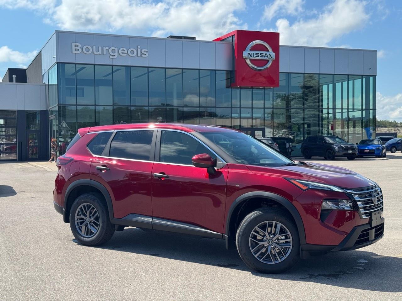 <p>Experience the unparalleled performance and style of the new <strong>2026 Nissan Rogue AWD S</strong> in an eye-catching <strong>red</strong> finish. With its <strong>all-wheel drive</strong> and smooth handling, this SUV is designed to take on any road condition with ease.</p> <p>The exterior boasts a stunning <strong>Scarlet Ember Tintcoat</strong>, complemented by sleek alloy wheels, while the interior offers a sophisticated <strong>black</strong> color scheme. This SUV is not just about looks; it comes equipped with top-tier features like a <strong>backup camera, keyless entry, and a remote start</strong> system.</p> <p>Stay connected and entertained with the advanced <strong>Bluetooth connection</strong> and <strong>smart device integration</strong>. Safety is paramount with features such as <strong>lane assist, brake assist</strong>, and <strong>heated mirrors</strong>, enhancing both convenience and security. For added comfort, enjoy the <strong>heated front seats and a heated steering wheel</strong> during those cold Canadian winters.</p> <p>Ideal for families and adventurous individuals alike, this Nissan Rogue is perfect for those who value comfort, safety, and modern technology. Contact <strong>Bourgeois Midland Nissan</strong> today for more information and to schedule your test drive.</p> <p>Were thrilled to share that <strong>Nissan has been named the #1 mass market brand in initial quality</strong> by the <strong>J.D. Power 2025 U.S. Initial Quality Study</strong>! This industry-leading recognition confirms what our customers already know  when you choose <strong>Nissan</strong>, youre choosing exceptional craftsmanship, innovative technology, and dependable performance from day one.</p><p>At <strong>Bourgeois Midland Nissan</strong>, were proud to offer a full lineup of award-winning models like the <a target=_blank rel=noopener noreferrer nofollow href=https://www.bourgeoisnissan.com/inventory/?keyword=Rogue><strong>Nissan Rogue</strong></a>, <a target=_blank rel=noopener noreferrer nofollow href=https://www.bourgeoisnissan.com/inventory/?keyword=Altima&sort[id]=relevance&sort[sortDirection]=DESCENDING><strong>Altima</strong></a>, <a target=_blank rel=noopener noreferrer nofollow href=https://www.bourgeoisnissan.com/inventory/?modelId[]=P8Iy5bd_S_u3nnuzDJOpLA&keyword=Kicks&sort[id]=relevance&sort[sortDirection]=DESCENDING><strong>Kicks</strong></a>, and <a target=_blank rel=noopener noreferrer nofollow href=https://www.bourgeoisnissan.com/inventory/?&keyword=Kicks%20Play&sort[id]=relevance&sort[sortDirection]=DESCENDING><strong>Kicks Play</strong></a>  vehicles that consistently deliver on quality, comfort, and reliability.</p><p>Ready to experience the Nissan difference? Visit our Midland dealership today and discover why more Canadians are driving home in a Nissan.</p> <p><strong>Why Choose the Bourgeois Auto Group?</strong></p><p>For 80 years, Bourgeois Auto Group has been delivering exceptional automotive experiences. Our factor trained teams work to ensure you receive the shopping experience you deserve; whether you're looking for a new or new-to-you vehicle.</p><p>Shop 24/7 with our online showroom and chat service, ensuring convenience every step of the way. No hidden fees, full disclosure, and every pre-owned vehicle comes with a Carfax® report for peace of mind.</p><p>We offer a wide selection of pre-owned vehicles, all competitively priced using real-time market data. Get the best deal on your purchase and trade-in with our free Live Market Analysis report.</p><p>Looking to sell your car? We buy any make or modelno purchase required. Our simple to use online trade valuation tool will provide you with a clear, transparent selling experience whether you buy our car or not.</p><p>Backed by hundreds dedicated employees across 4 convenient locations, were here to meet all your automotive needs. Visit us in Midland or Parry Sound and explore our inventory or schedule your next service today.</p> <p><strong>Financing Your Next Vehicle with Bourgeois Midland Nissan:</strong></p><p>At Bourgeois Midland Nissan, we make financing your next vehicle simple and stress-free! Our team works with trusted lenders to find flexible options tailored to your budget. Drive away with confidenceapply today!</p><p>Take advantage of our online pre-qualification tool, backed by Equifax and TD Bank to find the payment that works for you. Simply <a href=https://www.bourgeoisnissan.com/pre-qualify-for-financing/ rel=nofollow><strong>CLICK HERE</strong></a> to use our secure online credit tool with no impact to your credit.</p>