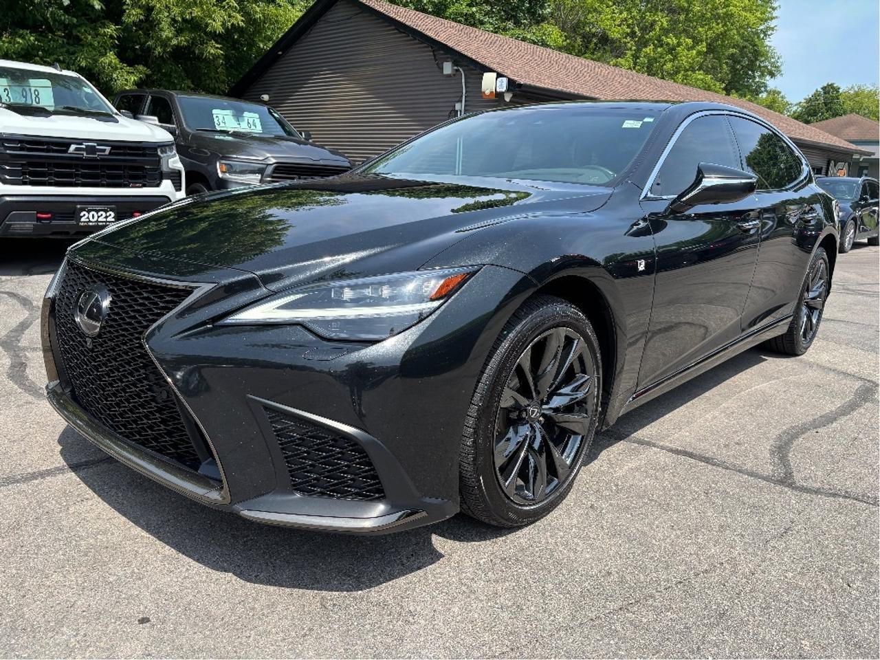2023 Lexus LS AWD RED BLACK LEATHER PANO ROOF ONE OWNER Photo