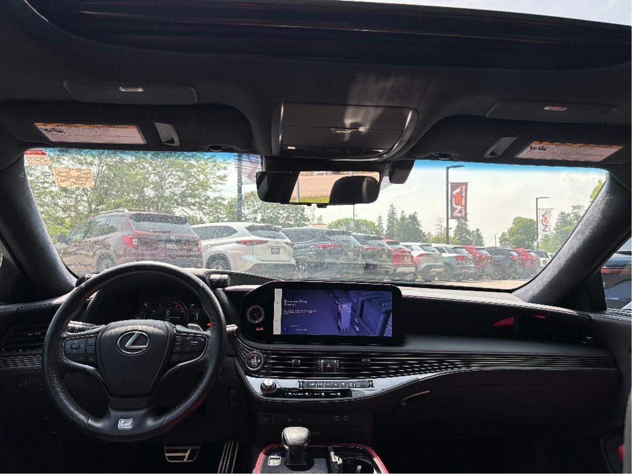 2023 Lexus LS AWD RED BLACK LEATHER PANO ROOF ONE OWNER Photo