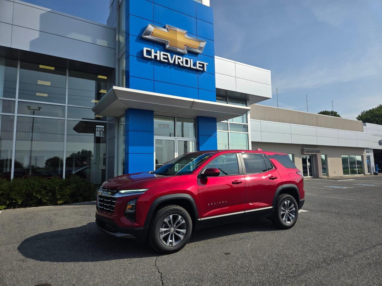 <h3><strong>New 2027 Chevrolet Equinox AWD LT</strong></h3><p><strong>Everyday comfort meets all-weather confidence.</strong> This <strong>2027 Chevrolet Equinox AWD LT</strong> brings modern design, versatile functionality, and smart tech to Canada's favorite compact SUV segment. Finished in an eye-catching Red exterior, this LT trim pairs confident All-Wheel Drive capability with outstanding fuel efficiency for commuting or family weekend getaways.</p><p>Enjoy a refined, driver-focused interior loaded with intuitive infotainment features and comprehensive safety suites designed to keep you connected and secure on every journey.</p><p><strong>Contact Upper Canada Chevrolet in Morrisburg today!</strong></p>