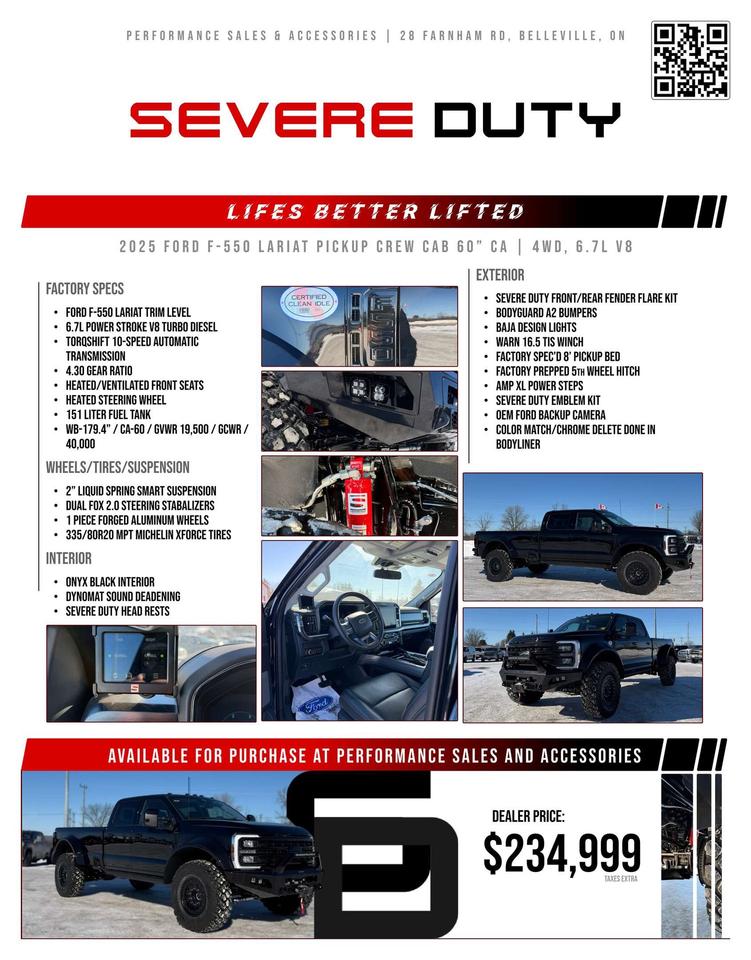 2025 Ford F-550 Super Duty LARIAT 4WD Crew Cab SEVERE DUTY Photo1