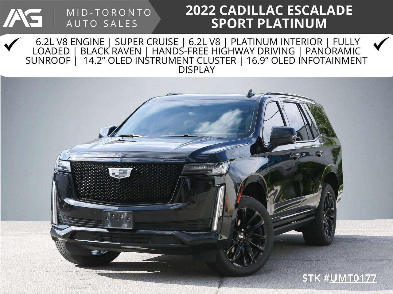 2022 Cadillac Escalade Sport Platinum AWD   Super Cruise   6.2L V8   Hand Photo0