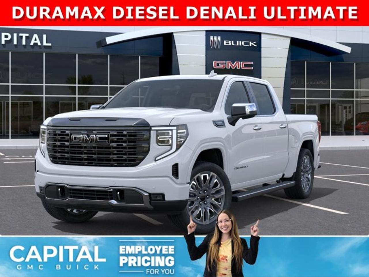 CHECK OUT THIS 2026 Limited Production DENALI ULTIMATE Sierra 1500 with the DURAMAX DIESEL ENGINE... Equipped with 16-way power front seats including MASSAGE feature, Body Color Arch Moldings, Handsfree Super Cruise, Bose Premium Stereo, the EXCLUSIVE Luxury Alpine Umber Interior, 22 Aluminum, Midnight with Chrome Inserts wheels, power-retractable assist steps with perimeter lighting, Power sunroof, Advanced Technology package, adaptive cruise, rear camera mirror, heads-up display, VADER CHROME and much much more!Ask for the Internet Department for more information or book your test drive today!AMVIC Licensed Dealer - Licence Number B1044900