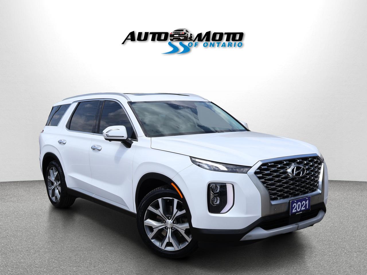 <p>*SAFETY INCLUDED*8 PASSENGERS*LOCAL ONTARIO CAR* <span>Very Clean Hyundai </span><span>Palisade Luxury 3.8l V6</span><span> AWD</span><span> with Automatic Transmission has Camera, Heated Seats & Steering, Bluetooth, Alloys and Cruise Control. White on Black Leather</span><span> </span><span>Interior. Vehicle Fully Loaded with: Power Windows, Power Locks, and Power Heated Mirrors, CD/AUX/USB, AC, Keyless, Back Up Camera, Navigation System, Panoramic Roof, </span><span>Cruise</span><span> Control System, Fog Lights, Heated Front & Rear Seats, Roof Rack, </span><span>Alloys, Steering Mounted Controls, Power Driver Seat, Blind Spot Indicator, Side Turning Signals, and ALL THE POWER OPTIONS!! </span></p><p><span>-------------------------------------------------</span><br><span>Financing options are available start from 6.29% with $0 Down payment O.A.C.</span><br><span>-------------------------------------------------</span><br><span>SAFETY CERTIFICATION INCLUDED*** Vehicle comes with: Safety Certification, and Car Fax Report ALL INCLUDED!! At no extra cost to you!! Dont miss this opportunity to own a high-quality, pre-owned vehicle. </span><br><span>-------------------------------------------------</span><br><span>Additionally, our vehicles qualify for up to 4 years of extended warranty. Please speak to your sales representative for more information.</span><br><span>-------------------------------------------------</span><br><span>We are open Monday to Saturday from 10am - 6pm, Sundays Closed.</span><br><span>-------------------------------------------------</span><br><span>We also welcome trade-ins, with on-site buyers available to estimate your vehicle on the same day.</span><br><span>-------------------------------------------------</span><br><span>Visit us at 3219 Harvester Road, Burlington, L7N 3N8 or call us at Nine O Five-281-2255 for more information.</span><br><span>------------------------------------------------</span><br><span>Check our inventory at www automotoinc ca</span></p>