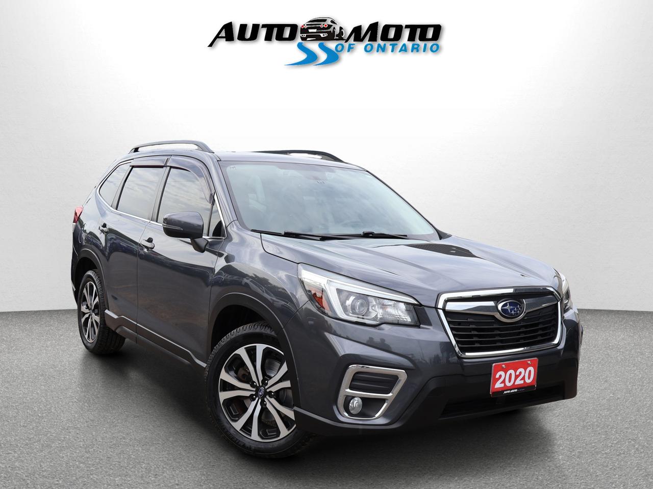 <p>*SAFETY INCLUDED*ACCIDENT FREE*LOCAL ONTARIO CAR<span>*</span><span> </span><span>Very Clean Subaru Forester Limited 2.5L 4 Cylinders AWD with automatic Transmission. Grey On Black Leather Interior. Power Windows, Power Locks, and Power Heated Mirrors, CD/AUX, AC, Bluetooth, Keyless, Roof Rack, navigation System, Panoramic Roof, Steering Mounted Control, Fog Lights,</span><span> Power Driver Seat, Back Up Camera, Heated Front Seats, Bluetooth, Shifter Paddles, Trailer Hitch, and ALL THE POWER OPTIONS!! </span></p><p><span>-------------------------------------------------</span><br><span>Financing options are available start from 6.29% with $0 Down payment O.A.C.</span><br><span>-------------------------------------------------</span><br><span>SAFETY CERTIFICATION INCLUDED*** Vehicle comes with: Safety Certification, and Car Fax Report ALL INCLUDED!! At no extra cost to you!! Dont miss this opportunity to own a high-quality, pre-owned vehicle. </span><br><span>-------------------------------------------------</span><br><span>Additionally, our vehicles qualify for up to 4 years of extended warranty. Please speak to your sales representative for more information.</span><br><span>-------------------------------------------------</span><br><span>We are open Monday to Saturday from 10am - 6pm, Sundays Closed.</span><br><span>-------------------------------------------------</span><br><span>We also welcome trade-ins, with on-site buyers available to estimate your vehicle on the same day.</span><br><span>-------------------------------------------------</span><br><span>Visit us at 3219 Harvester Road, Burlington, L7N 3N8 or call us at Nine O Five-281-2255 for more information.</span><br><span>------------------------------------------------</span><br></p><p><br></p>