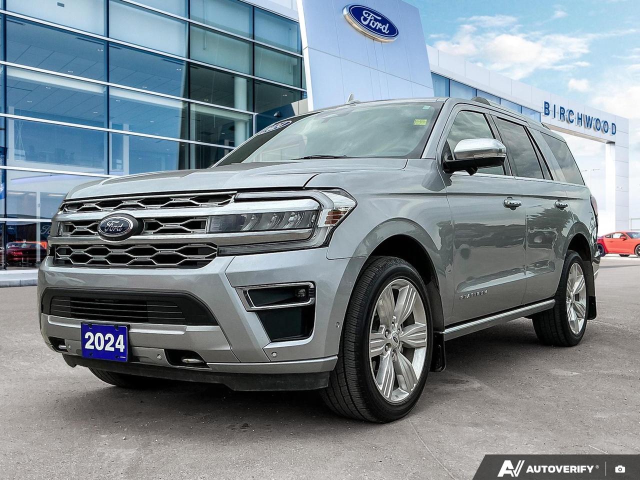 Looking for a full-size SUV that genuinely delivers on capability and comfort? This 2024 Ford Expedition Platinum is a local trade-in with low kilometres, representing exceptional value with over $28,000 in savings compared to new  and its loaded with premium features that make every drive worth it.

- Low kilometres (44,864 km) on a 2024 model  lightly used with plenty of life ahead
- Local trade-in with known history
- Platinum trim with genuine wood/metal-look interior accents and leather-upholstered dashboard
- 3.5L V6 with 4WD and Class IV trailer tow package  built for hauling and adventure
- Intelligent Adaptive Cruise Control, Lane Centering, and Driver Monitoring for confident long-distance driving
- Panoramic sliding sunroof with power sunshade across 1st and 2nd rows
- Power running boards, 22 all-season tires, and auto-dimming heated power-folding mirrors
- BLIS Blind Spot System, Evasion Assist, Reverse Brake Assist, and Active Park Assist front and rear

Ready to experience this Expedition for yourself? Visit Birchwood Ford in person or explore your options at birchwoodford.ca. You can reserve it online, start your purchase, or book a test drive  whatever works best for you. Have questions? Our team is happy to help.
Birchwood Ford on Regent is the Home of Market Value Pricing.


Reconditioning our Pre-Owned Inventory is a source of pride for us! We complete an extremely thorough process both mechanically and cosmetically before it passes our standard. Our customers can shop with confidence knowing Birchwood Ford has won AutoTraders 2024 Best Priced Dealer Award. Transparency is what you deserve! 

When purchasing a pre-owned vehicle from us we will share all of the information on the vehicle. Including CARFAX, a copy of all the inspections we performed, a copy of the invoices showing you exactly what we did & spent on reconditioning the vehicle.



Call us at 204-661-9555or go to WWW.BIRCHWOODFORD.CA to browse our inventory! 

People who Try Birchwood Ford Buy from Birchwood Ford!   

       

Dealer permit #4454
Dealer permit #4454
