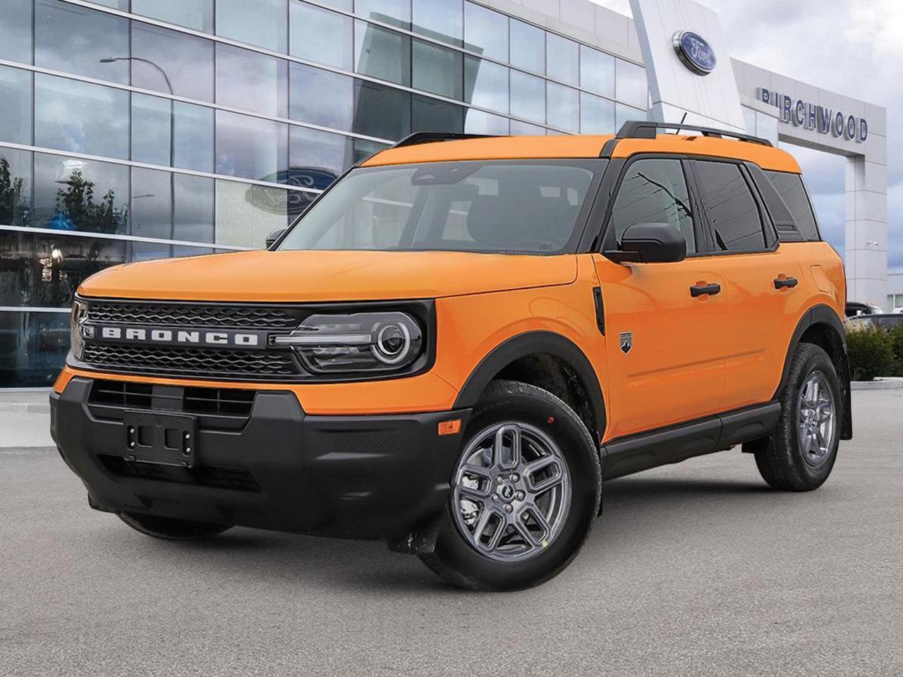 July 17th and 18th Birchwood Ford is hoisting their Deals Too Good To Advertise Sale

The 2026 Ford Bronco Sport Badlands is the trim built for those who actually use their SUV beyond the pavement. With Badlands-exclusive 4WD capability, a robust 2.0L turbocharged engine, and a suite of advanced driver-assist technology, this white Badlands edition is ready to go further  on your terms.

- 2.0L 4-cylinder engine with full-time and part-time 4WD for genuine off-road confidence
- Badlands-grade 4-wheel disc brakes with Hill Descent Control and Hill Hold  essential for serious terrain
- Adaptive Cruise Control with Stop-and-Go for relaxed highway and city driving
- BLIS Blind Spot Information System, Lane Centering, and Evasion Assist for confident everyday driving
- Aerial View Camera System plus Front and Rear Parking Sensors for tight spots on and off the trail
- ActiveX Leatherette rear seating with 60/40 fold for flexible hauling of gear or passengers
- Class II towing with Trailer Sway Control  ready to bring the toys along
- Flip-up rear window, full-size spare mounted under cargo, and LED projector headlamps round out a highly capable package

With only 26 km on the odometer, this Bronco Sport Badlands is essentially untouched and ready for its first adventure. Visit us at Birchwood Ford to book a test drive, ask our team any questions, or get started on your purchase online at birchwoodford.ca  however you prefer to move forward, were here to make it straightforward.
Birchwood Ford is your choice for New Ford vehicles in Winnipeg. 

At Birchwood Ford, we hold ourselves to the highest standard. Our number one focus is customer satisfaction which has awarded us the Ford of Canadas Presidents Award for 5 consecutive years. This honour is presented to Ford dealers that have proven outstanding results in Sales and Customer Service Excellence.

Are you a newcomer to Canada, recent graduate, first time car buyer or physically challenged? Ask us about our exclusive rebates and how they may apply to you.
 
Interested in seeing/hearing more? Book a test drive or give us a call at (204) 661-9555 and we can help you with whatever you need!

Dealer permit #4454
Dealer permit #4454