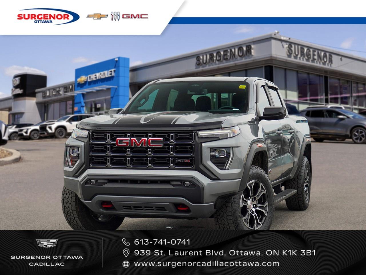Used 2025 GMC Canyon Crew Cab Short Box 4-Wheel Drive AT4 for sale in Ottawa, ON