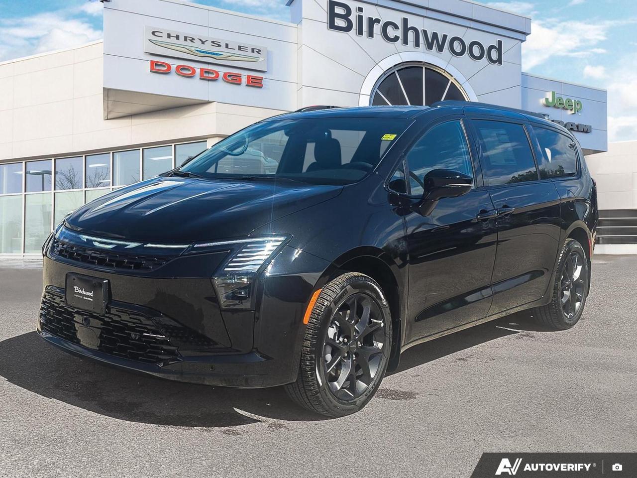 The 2027 Chrysler Pacifica Limited in Diamond Black Crystal Pearl is built for families who refuse to compromise. With AWD confidence, a panoramic sunroof, Nappa leather seating, a premium 13-speaker Alpine audio system, and the full Safety Sphere package, this Pacifica is equipped for real life at the highest level.

Key Features:
- AWD with 3.6L Pentastar V6  all-season capability without sacrificing comfort
- Safety Sphere Package  includes advanced collision mitigation, lane keep assist, blind spot detection, and rear cross path detection
- S Appearance Package  distinctive styling upgrades that set this trim apart
- Trailer Tow Group  added utility for families with gear, boats, or trailers
- Nappa Leather-Faced Seats with heated & ventilated front seats and heated 2nd row captains chairs
- Uconnect 5 Nav with 10.1 display, wireless phone connectivity, and 4G LTE Wi-Fi hotspot
- Stow n Go 2nd and 3rd row seating for flexible cargo and passenger configurations
- Panoramic sunroof with power sunshade, power sliding doors, and power liftgate for effortless access

This Pacifica is practically new with only 20 km on the odometer. Whether youre ready to reserve it, start your purchase online, or just have a few questions, the team at Birchwood Chrysler Dodge Jeep Ram is here to help. Book your test drive today at birchwoodchrysler.ca or contact us directly  well make the process straightforward and stress-free.
Birchwood Chrysler Dodge is your choice for New Chrysler, Dodge, Jeep, RAM vehicles in Winnipeg. 
 
With us, Experience is Everything. Complete as much or as little of your purchase online as you like. All pricing you see is what you pay. No hidden fees. All new vehicle special offers and discounts are already calculated in the pricing. On our website you can choose payment options and terms knowing these are transparent and accurate.

Start your purchase online to build your exact pricing to your specifics like how much money down, vehicle trade and any accessories or added optional protection that suits your needs.

Any questions let us know by calling (204) 774-4444, wed love to send you a video to clarify any questions about a vehicle!

Visit us in store at 90-3965 Portage Ave in the Birchwood Autopark.

Dealer permit #5686
Dealer permit #5686