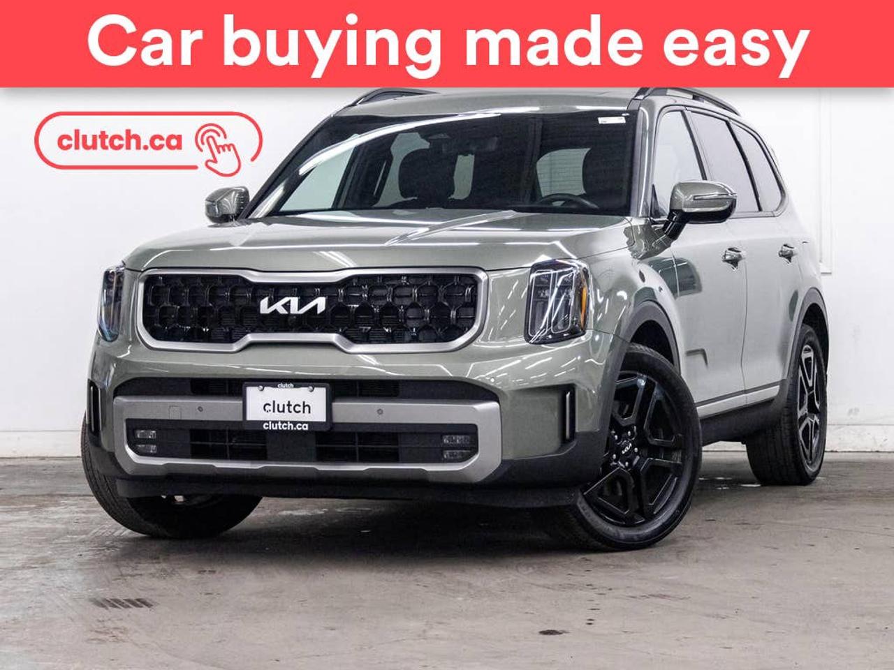 Electric Parking Brake, Brake Assist, Power Tailgate/Hatch and more!<br> <br>Clutch is the largest online used car retailer in Canada, delivering a seamless, hassle-free car-buying experience to drivers everywhere. Shop thousands of used cars online, get the right one delivered to your door, and enjoy peace of mind with our 10-Day Money-Back Guarantee. How sweet is that? To learn more, visit clutch.ca.<br> <br>The top features for this car include:<br> <br>Auto Stop/Start<br>Electric Parking Brake<br>Brake Assist<br>Power Tailgate/Hatch<br>Auto Dimming Rearview Mirror<br>Front Heated Seats<br>Ventilated Front Seats<br>Power Lumbar Support<br>Folding Rear Seats<br>Manual Fold-Into-Floor Third Row Seat<br>Driver Seat Memory System<br>Climate Control<br>Dual Zone Front Climate Control<br>Rear Climate Control<br>Premium Sound System<br>Speed-Sensitive Volume<br>Bluetooth Music<br>Touchscreen Display<br>GPS Navigation<br>Cruise Control<br>Adaptive Cruise Control<br>Integrated Garage Door Opener<br>12V Outlet<br>Hands Free Device Connectivity<br>Apple CarPlay<br>Android Auto<br>Wireless Charging<br>USB Input<br>Keyless Entry<br>Push Button Start<br>Passive Keyless Entry<br>Keyfob Remote Start<br>Front View Camera<br>Power Folding Exterior Mirrors<br>Rear Seat Reminder<br>Lane Departure Warning<br>Active Lane Keep Assistance<br>Blindspot Sensors<br>Forward Collision Mitigation<br>Rear Collision Warning<br>Rear Collision Mitigation<br>Rear Cross Traffic Alert<br>Pedestrian Detection<br>Driver Attention Alert<br>Heated Steering Wheel<br>One-Touch Windows<br>Rear Window Defroster<br>Hill Assistance<br>Automatic High Beams<br>Rear View Camera<br>Parking Sensors<br>Rear Parking Sensors<br>Power Passenger Seat<br>360 Camera<br>Panoramic Sunroof<br>App Remote Start<br>Rear Heated Seats<br>Ventilated 2nd Row Seats<br>Heads Up Display<br>Rain Sensing Wipers<br> <br>Seamless home delivery - Delivery to your door in a matter of days. Available on select packages.<br> <br>Try it out for 10 days - If you do not like it, we will take it back. <br> <br>Quality assured - All cars go through our rigorous 210-point inspection and reconditioning process.<br> <br>Peace of mind - Warranty and protection plans available.<br> <br>Haggle-free - No haggling or hard sells.<br> <br>100% Transparency - Full inspection reports on every car, including high-res photography and a free Carfax report.<br> <br>Listed price is for cash purchase only and does not include taxes, Shipping Fees (if applicable), Delivery Fees (if applicable), government licensing fees.<br> <br>Previous Provincial Registrations:<br>Ontario<br> <br>Stock # 114463