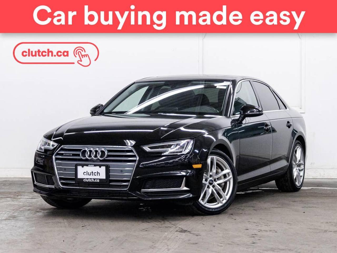 Auto Stop/Start, Electric Parking Brake, Brake Assist and more!<br> <br>Clutch is the largest online used car retailer in Canada, delivering a seamless, hassle-free car-buying experience to drivers everywhere. Shop thousands of used cars online, get the right one delivered to your door, and enjoy peace of mind with our 10-Day Money-Back Guarantee. How sweet is that? To learn more, visit clutch.ca.<br> <br>The top features for this car include:<br> <br>Sunroof<br>Auto Stop/Start<br>Electric Parking Brake<br>Brake Assist<br>Cornering Lights<br>Auto Dimming Rearview Mirror<br>Front Heated Seats<br>Power Lumbar Support<br>Folding Rear Seats<br>Driver Seat Memory System<br>Climate Control<br>Dual Zone Front Climate Control<br>Rear Climate Control<br>Rear Climate Vents<br>Premium Sound System<br>Speed-Sensitive Volume<br>Bluetooth Music<br>GPS Navigation<br>Cruise Control<br>Integrated Garage Door Opener<br>12V Outlet<br>Hands Free Device Connectivity<br>Apple CarPlay<br>Android Auto<br>USB Input<br>Keyless Entry<br>Push Button Start<br>Passive Keyless Entry<br>Front View Camera<br>Power Folding Exterior Mirrors<br>Blindspot Sensors<br>Rear Collision Warning<br>Rear Collision Mitigation<br>Heated Steering Wheel<br>One-Touch Windows<br>Rain Sensing Wipers<br>Rear Window Defroster<br>Hill Assistance<br>Automatic High Beams<br>Rear View Camera<br>Parking Sensors<br>Rear Parking Sensors<br>Power Driver Seat<br>360 Camera<br>Ambient Lighting<br>Power Passenger Seat<br> <br>Seamless home delivery - Delivery to your door in a matter of days. Available on select packages.<br> <br>Try it out for 10 days - If you do not like it, we will take it back. <br> <br>Quality assured - All cars go through our rigorous 210-point inspection and reconditioning process.<br> <br>Peace of mind - Warranty and protection plans available.<br> <br>Haggle-free - No haggling or hard sells.<br> <br>100% Transparency - Full inspection reports on every car, including high-res photography and a free Carfax report.<br> <br>Listed price is for cash purchase only and does not include taxes, Shipping Fees (if applicable), Delivery Fees (if applicable), government licensing fees.<br> <br>Previous Provincial Registrations:<br>Ontario<br> <br>Stock # 114646