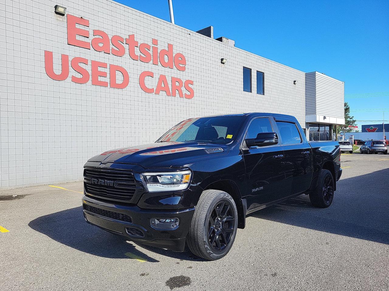This previously enjoyed 2023 Ram 1500 is part of Rams 4WD Standard Pickup Trucks segment and a very nice ride! It has a 8 cylinder engine and&nbspAutomatic transmission. This&nbsp1500 came into our Pre-Owned inventory with  73513 kilometers and in good condition. The color is a nice Diamond Black Crystal Pearl and aside from the wear and tear of a previously enjoyed vehicle, it is a very nice 1500!!

 Dont forget to explore the options tab for more details. If youre satisfied with what youve learned thus far, kindly fill out one of the forms on this page. One of our proficient and extensively trained sales representatives will provide you with a product demonstration, a personalized video walk-through, and of course, details on pricing and financing options.  

  We know we are not the only Pre-Owned dealer in Calgary, but we pride ourselves on being one of the busiest in town. With over 150 units in our Pre-Owned inventory and being one of Canadas TOP 5 Dodge Chrysler Jeep Ram dealers, we are confident that we have exactly what you are looking for! 

   Thank you for considering purchasing this  2023 Ram 1500At Eastside Dodge, we are thrilled to offer you an exceptional experience. We pledge to ensure that it surpasses all your expectations and becomes one of your finest experiences.