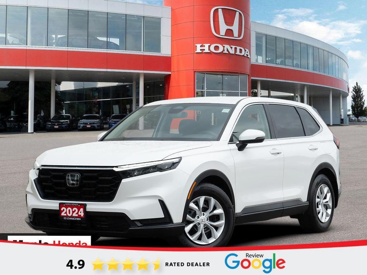 2024 Honda CR-V LX Car Play| Android Auto| Heated Seats| Auto Start

Odometer is 13629 kilometers below market average!

LX Car Play| Android Auto| Heated Seats| Auto Start FWD CVT 1.5L I4 Turbocharged DOHC 16V LEV3-SULEV30 190hp

Certified.

Certification Program Details: * 7 year / 160,000 km Power Train Warranty whichever comes first. This is an additional 2 year/60,000 kms beyond the original factory Power Train warranty. Honda Certified Used Vehicles also have the option to upgrade to a Honda Plus Extended Warranty * Vehicle history report. Access to My Honda * Multipoint Inspection * 24 hours/day, 7 days/week * 7 day/1,000 km exchange privilege whichever comes first * Exclusive finance rates on Certified Pre-Owned Honda models AWD CVT

Why Buy from Maple Honda? REVIEWS: Why buy an used car from Maple Honda? Our reviews will answer the question for you. We have over 2,500 Google reviews and have an average score of 4.9 out of a possible 5. Who better to trust when buying an used car than the people who have already done so? DEPENDABLE DEALER: The Zanchin Group of companies has been providing new and used vehicles in Vaughan for over 40 years. Since 1973 our standards of excellent service and customer care has enabled us to grow to over 34 stores in the Great Toronto area and beyond. Still family owned and still providing exceptional customer care. WARRANTY / PROTECTION: Buying an used vehicle from Maple Honda is always a safe and sound investment. We know you want to be confident in your choice and we want you to be fully satisfied. That&rsquo;s why ALL our used vehicles come with our limited warranty peace of mind package included in the price. No questions, no discussion - 30 days safety related items only. From the day you pick up your new car you can rest assured that we have you covered. TRADE-INS: We want your trade! Looking for the best price for your car? Our trade-in process is simple, quick and easy. You get the best price for your car with a transparent, market-leading value within a few minutes whether you are buying a new one from us or not. Our Used Sales Department is ALWAYS in need of fresh vehicles. Selling your car? Contact us for a value that will make you happy and get paid the same day. Https:/www.maplehonda.com.

Easy to buy, easy for servicing. You can find us in the Maple Auto Mall on Jane Street north of Rutherford. We are close both Canada&rsquo;s Wonderland and Vaughan Mills shopping centre. Easy to call in while you are shopping or visiting Wonderland, Maple Honda provides used Honda cars and trucks to buyers all over the GTA including, Toronto, Scarborough, Vaughan, Markham, and Richmond Hill. Our low used car prices attract buyers from as far away as Oshawa, Pickering, Ajax, Whitby and even the Mississauga and Oakville areas of Ontario. We have provided amazing customer service to Honda vehicle owners for over 40 years. As part of the Zanchin Auto group we offer dependable service and excellent customer care. We are here for you and your Honda.