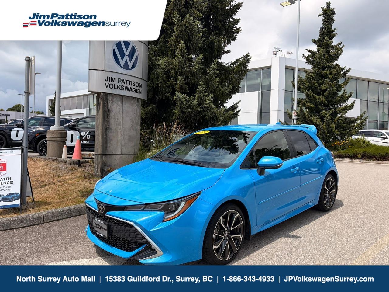 Only 24,000 km  2019 Toyota Corolla XSE Hatchback

With just 24,000 km, this 2019 Corolla XSE Hatchback is the kind of rare find that makes you stop, look twice, and feel that spark of excitement. Its not just lightly driven  its practically fresh, offering you the chance to step into a car that still feels new, still feels tight, and still has its entire future ahead of it.

The XSEs sporty, modern design gives this hatchback a bold personality. Its sharp lines, aggressive stance, and confident styling make every arrival feel intentional. Inside, the sportbolstered seats, premium materials, and clean digital layout wrap you in comfort and capability. Its a cabin that feels designed for someone who wants more than just a commute  someone who wants a car that fits their lifestyle and their energy.

On the road, the Corolla XSE Hatchback delivers that perfect blend of responsiveness and smoothness. Its fun without being impractical, reliable without being boring, and efficient without sacrificing personality. And with such incredibly low mileage, youre getting a vehicle that has barely begun its journey  a car you can trust for years to come.

If youve been waiting for the perfect lowmileage, highstyle hatchback  this is the one.
Dont let a rare opportunity pass you by.
Book your test drive today and feel the difference the moment you start the engine.

Price includes dealer administration fee ($695) and VSA transaction levy ($10). Finance placement fee ($495) if applicable, GST and PST are additional. D#31297 Contact us today. TEXT our sales team directly at (604) 265-9157