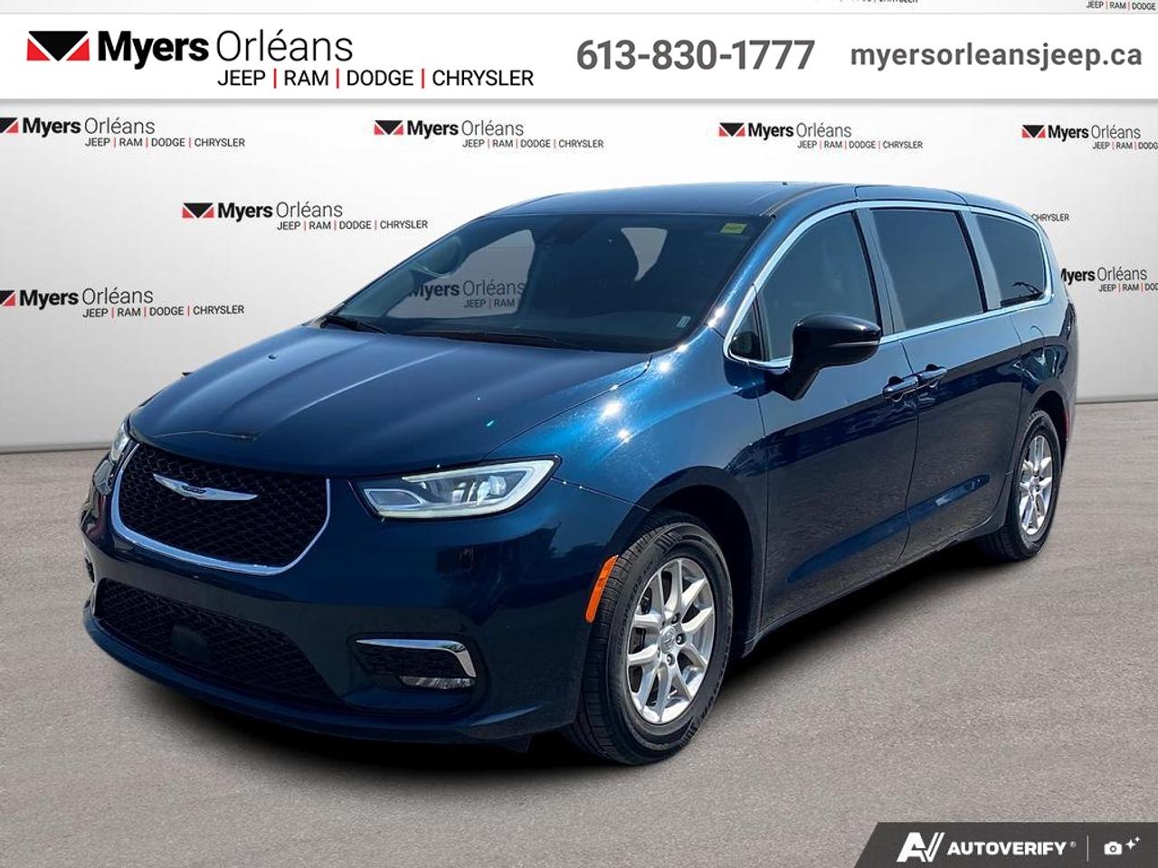 <b>Apple CarPlay,  Android Auto,  360 Camera,  Synthetic Leather Seats,  Heated Seats!</b><br> <br>  Compare at $30598 -  is just $29998! <br> <br>The upscale look of the interior design and materials give this Chrysler Pacifica a more premium look and feel. This 2024 Chrysler Pacifica is for sale today in Orleans.<br> <br>Designed for the family on the go, this 2024 Chrysler Pacifica is loaded with clever and luxurious features that will make it feel like a second home on the road. Far more than your moms old minivan, this stunning Pacifica will feel modern, sleek, and cool enough to still impress your neighbors. If you need a minivan for your growing family, but still want something that feels like a luxury sedan, then this Pacifica is designed just for you.<br> <br>This van has 98,527 km. Its Fathom Blue Pea in colour. It has an Automatic transmission and is powered by a 287HP 3.6L V6 Cylinder Engine. <br> <br> Our Pacificas trim level is Touring L. This Pacifica Touring L steps things up with Caprice synthetic leather upholstery, Apple CarPlay and Android Auto connectivity, USB mobile projection and an 360 camera system, along with great standard features like power sliding doors, heated and power-adjustable front seats with lumbar support and cushion tilt, 2nd row captains chairs with 60-40 split bench 3rd row seats, a heated TechnoLeather leatherette steering wheel, adaptive cruise control, proximity keyless entry with remote engine start, and a power tailgate for rear cargo access. Additional features also include a 10.1-inch infotainment screen powered by Uconnect 5, dual-zone front climate control, blind spot detection, Park Assist rear parking sensors, lane keeping assist with lane departure warning, and forward collision warning with active braking. This vehicle has been upgraded with the following features: Apple CarPlay, Android Auto, 360 Camera, Synthetic Leather Seats, Heated Seats, Heated Steering Wheel, Power Liftgate.<br> To view the original window sticker for this vehicle view this <a href=http://www.chrysler.com/hostd/windowsticker/getWindowStickerPdf.do?vin=2C4RC1BG2RR179952 target=_blank>http://www.chrysler.com/hostd/windowsticker/getWindowStickerPdf.do?vin=2C4RC1BG2RR179952</a>. <br/><br> <br>To apply right now for financing use this link: <a href=https://www.myersorleansjeep.ca/apply-for-financing/ target=_blank>https://www.myersorleansjeep.ca/apply-for-financing/</a><br> <br/>Buy this vehicle now for the lowest weekly payment of <b>$90.80</b> with $0 down for 96 months @ 5.99% APR O.A.C. ( Plus applicable taxes - Plus applicable fees / Total Obligation of $37774 ). See dealer for details. <br><br>The road to new driving experiences begins in our inventory, where youll find an incredible array of brand-new cars, trucks, minivans, and SUVs, including two of our bestselling models, the Dodge Ram 1500 and the Dodge Grand Caravan. If you want to know what the cutting edge of automotive technology looks like, all you have to do is visit Myers Orleans Jeep! Each model comes loaded with the convenient features and cool technology that help make every trip memorable. Looking for additional everyday luxury at a price thats incredibly wallet-friendly? Choose from our selection of quality pre-owned models! If you can think of a road, our friendly and knowledgeable sales team will help you find the perfect vehicle to drive it.<br><br>We may be a well-established dealership thats been part of the community for many years, but that doesnt mean were stuck in the past! At Myers Orleans Jeep, were proud to provide a fresh, modern approach to car buying. Using our array of online tools, you can browse our extensive inventory, schedule a service appointment, order parts, and even apply for credit from wherever youve got a connection. Our goal is to create relationships that will last, and we know that the best way to do this is by providing a dealership experience thats based on honesty, transparency, trust, and a commitment to customers. Stop by today and discover all the ways we go above and beyond for you.<br><br> Come by and check out our fleet of 40+ used cars and trucks and 70+ new cars and trucks for sale in Orleans.  o~o