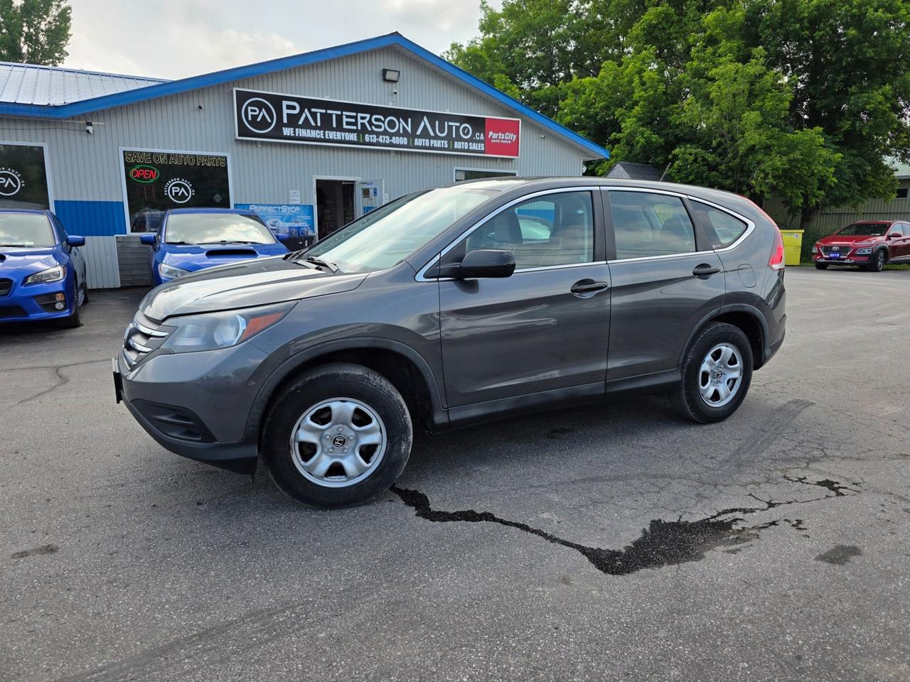 WELL SERVICED - 2.4L 4WD - PREVIOUS USA Discover the reliability and versatility of the 2012 Honda CR-V LX at Patterson Auto Sales. This pre-owned SUV is ready for your next adventure, powered by a fuel-efficient 2.4L L4 DOHC 16V engine that delivers the perfect balance of performance and economy. With its spacious interior, advanced safety features, and legendary Honda durability, the CR-V LX is the smart choice for families and commuters alike. Experience comfort, confidence, and valuetest drive your next SUV today.