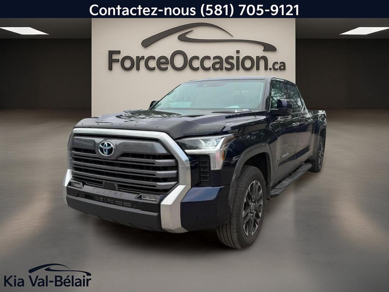 Used 2023 Toyota Tundra Hybrid LIMITED * 4X4 * V6 * CAMÉRA * CARPLAY * VOLANT CHAUFF * for sale in Québec, QC