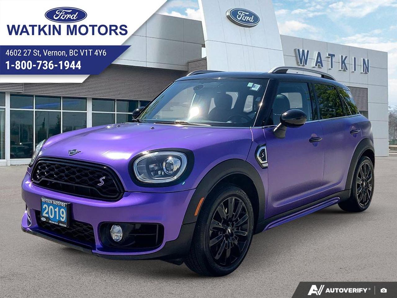 Used 2019 MINI Cooper S C COUNTRYMAN ALL4 for sale in Vernon, BC