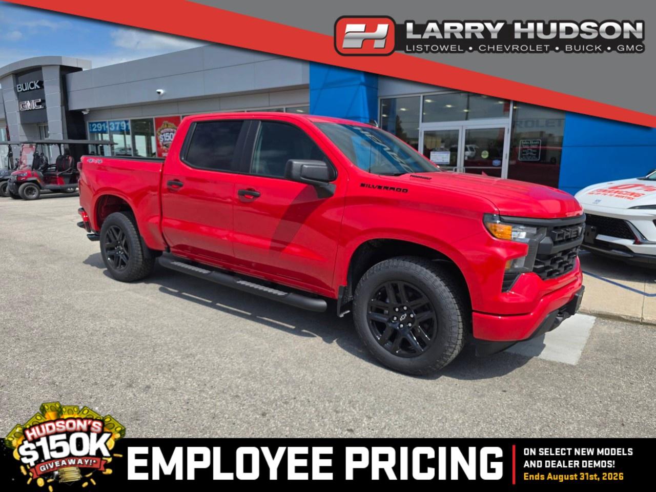HUDSONS HAS IT! See it - Drive it - Own it - LOVE it. At Larry Hudson Chevrolet Buick GMC we make car buying a breeze! New car pricing with $0 down approvals are among your options (*on approved credit). There are a variety of finance and lease options available. Also expect top dollar for your trade-in! Selling price/payment shown includes cash incentive(s). Does not include HST & Licensing. Bi-Weekly payments reflect current Chevrolet Buick and GMC incentives. We have professional Product Specialist to guide you through your vehicle purchase. Contact us for more info! 1-800-350-3325